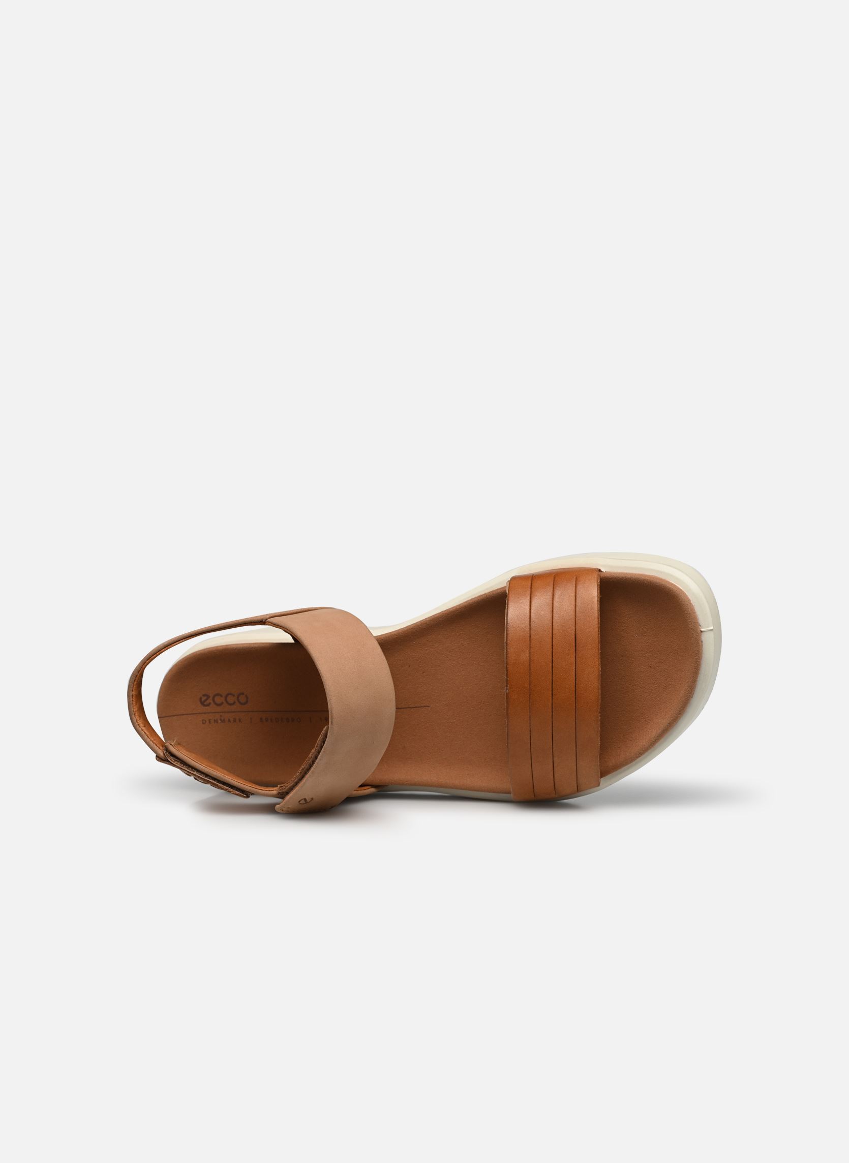 Sandalias planas Flowt W mujer marrón Ecco Sandalias planas Flowt W mujer marrón LION/CASHMERE
