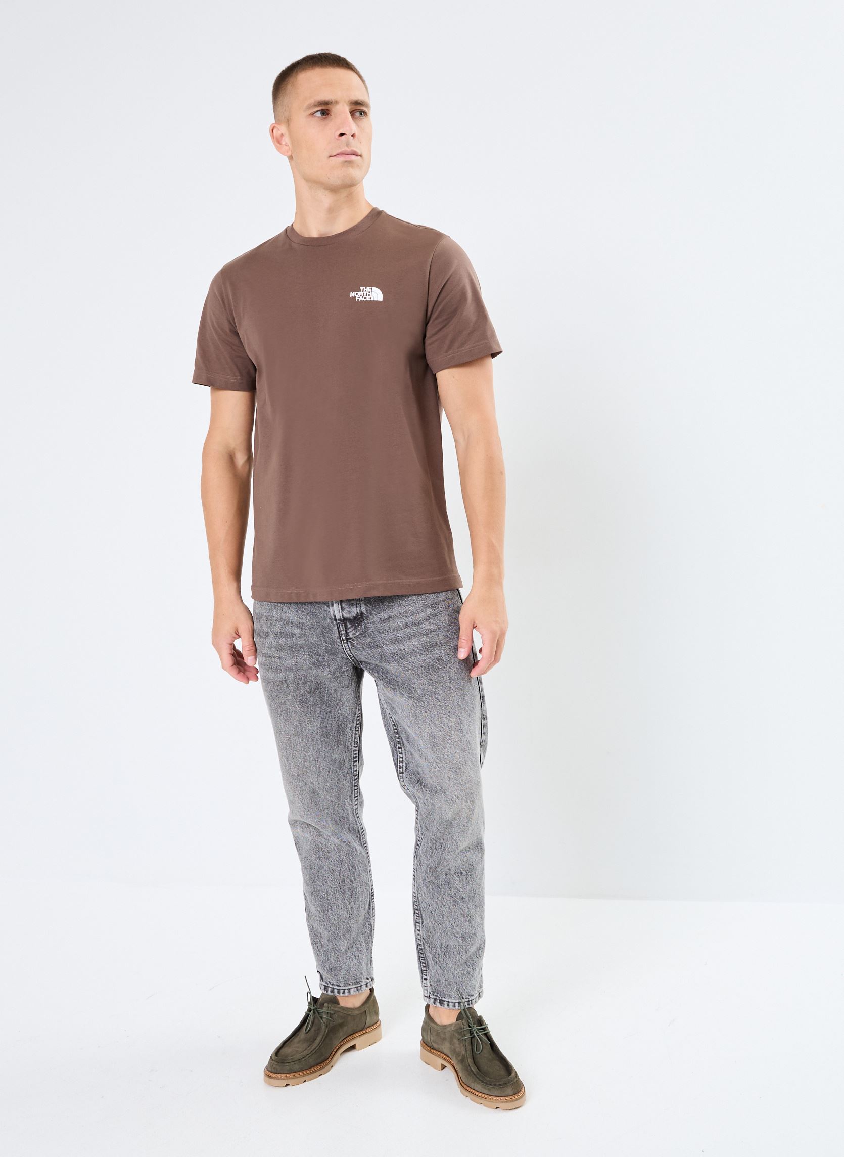 Tee-shirts manches courtes M S/S SIMPLE DOME TEE FOREST OLIVE homme marron The North Face Tee-shirts manches courtes M S/S SIMPLE DOME TEE FOREST OLIVE homme marron SMOKEY BROWN