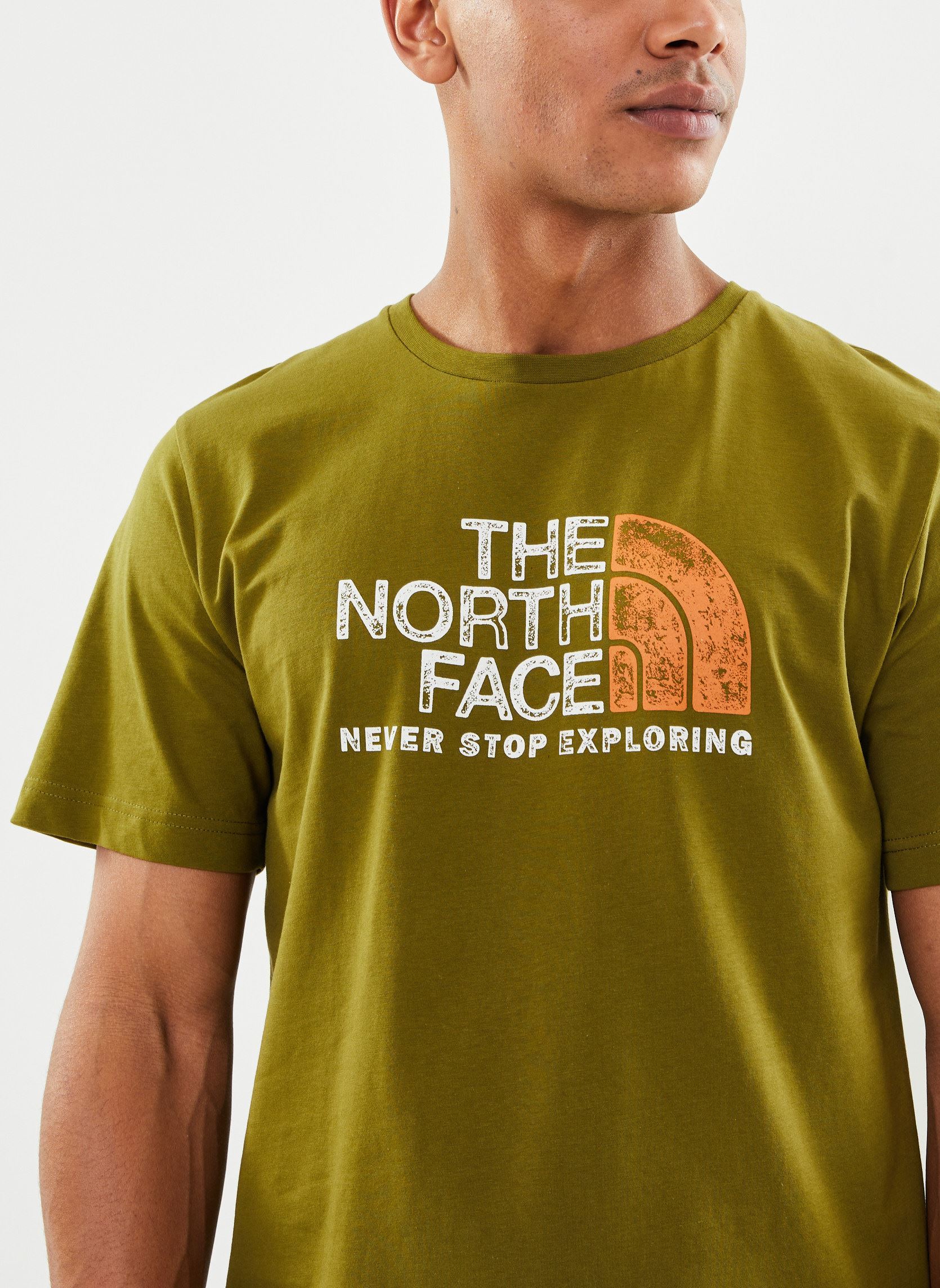 Tee-shirts manches courtes Men's S/S Rust 2 Tee homme vert The North Face Tee-shirts manches courtes Men's S/S Rust 2 Tee homme vert FOREST OLIVE