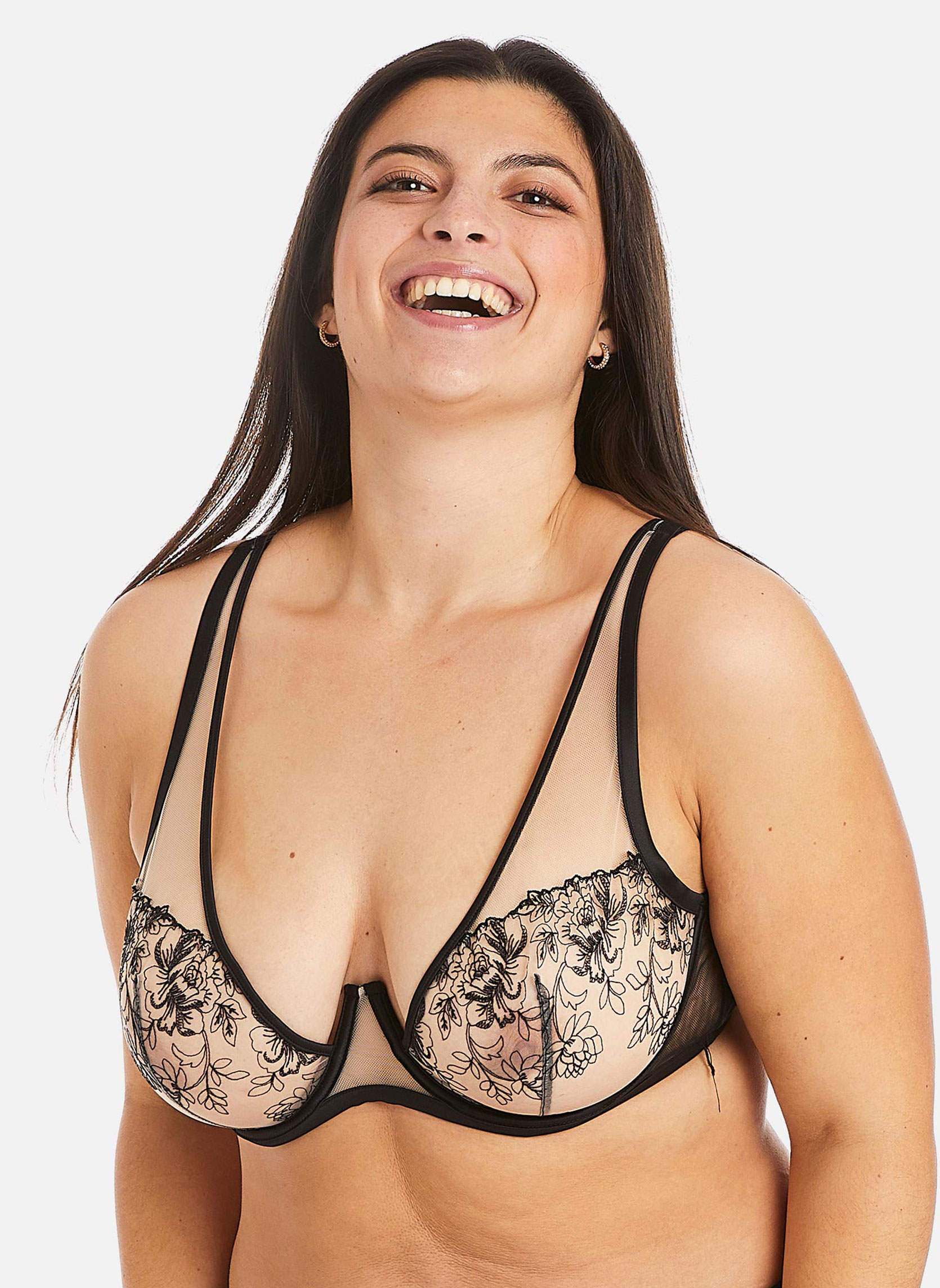 Brassières Soutien-gorge à armatures grand maintien noir Splash femme noir Pomm'Poire Brassières Soutien-gorge à armatures grand maintien noir Splash femme noir Noir