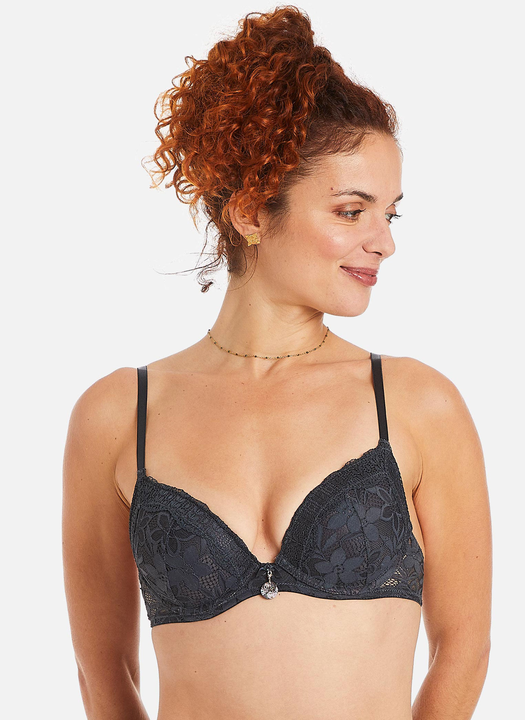 Brassières Soutien-gorge ampliforme coque moulée gris Tarot femme gris Pomm'Poire Brassières Soutien-gorge ampliforme coque moulée gris Tarot femme gris Gris