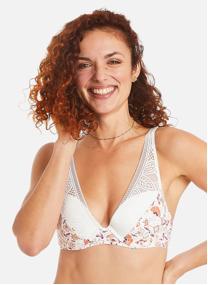 Brassières Soutien-gorge ampliforme coque moulée multico ivoire Etoile femme multicolore