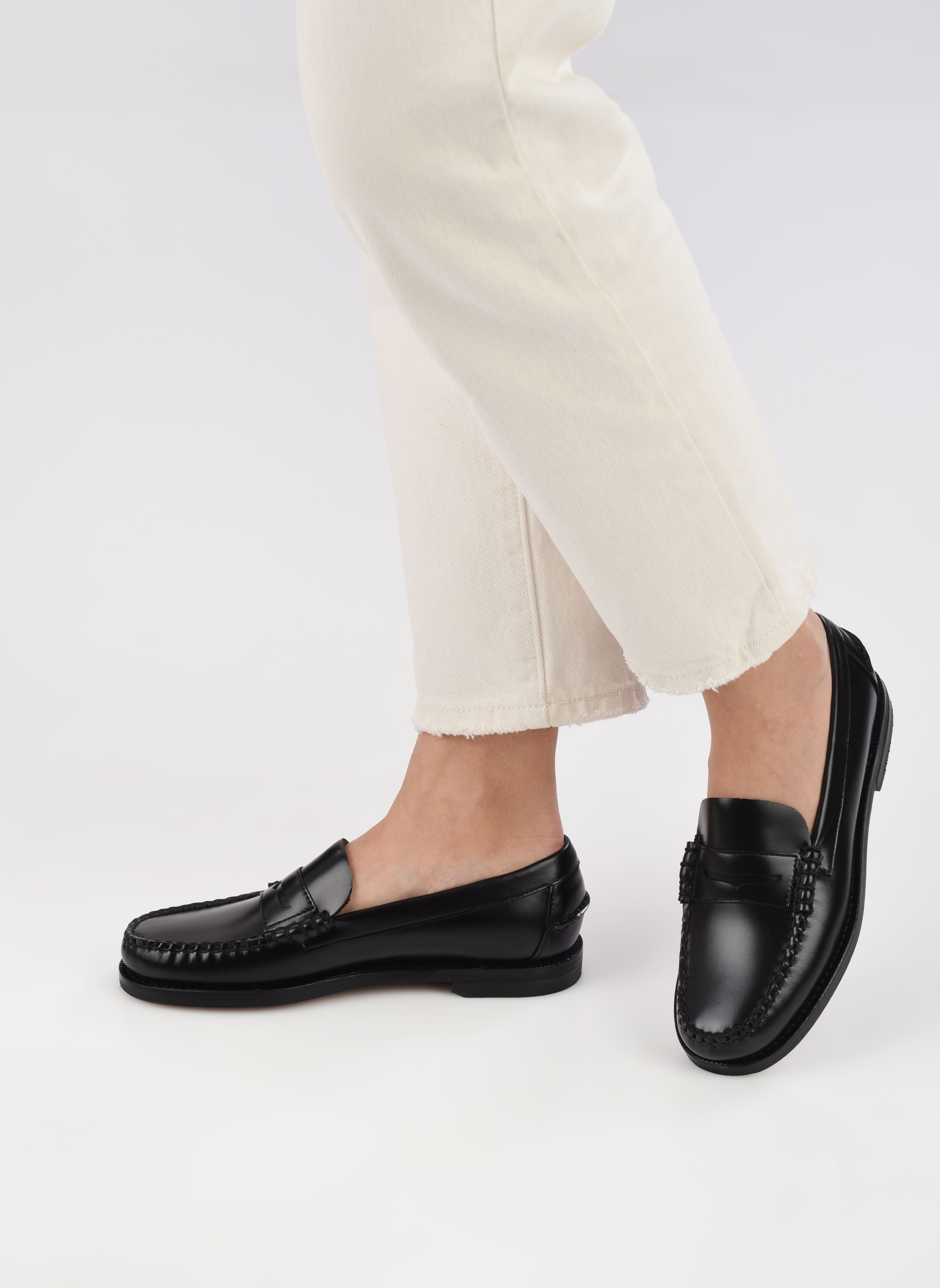 Mocassins CLASSIC DAN WOMAN dames zwart Sebago Mocassins CLASSIC DAN WOMAN dames zwart BLACK REGULAR