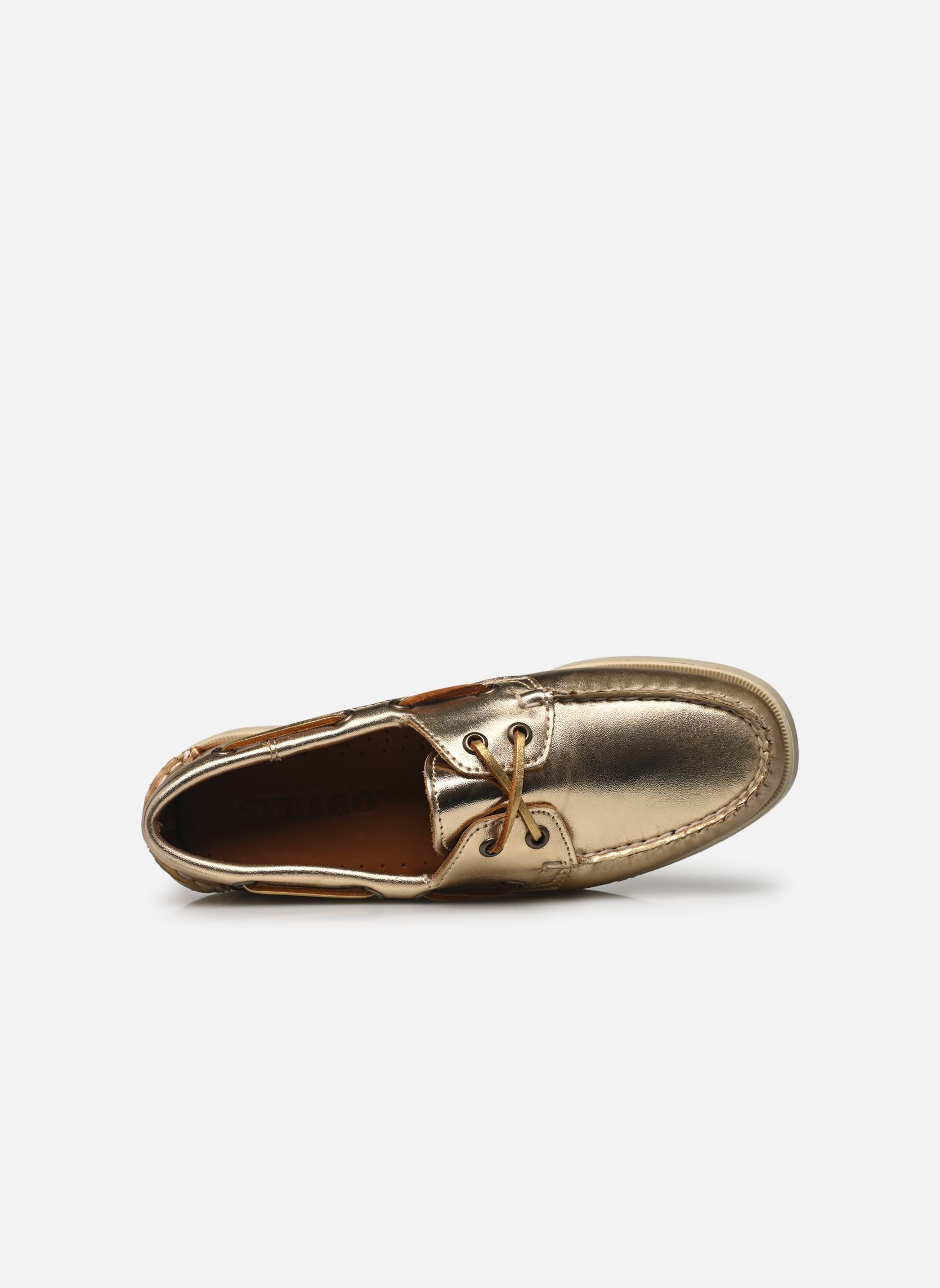 Mocassins DOCKSIDES PORTLAND MET W femme or et bronze Sebago Mocassins DOCKSIDES PORTLAND MET W femme or et bronze GOLD