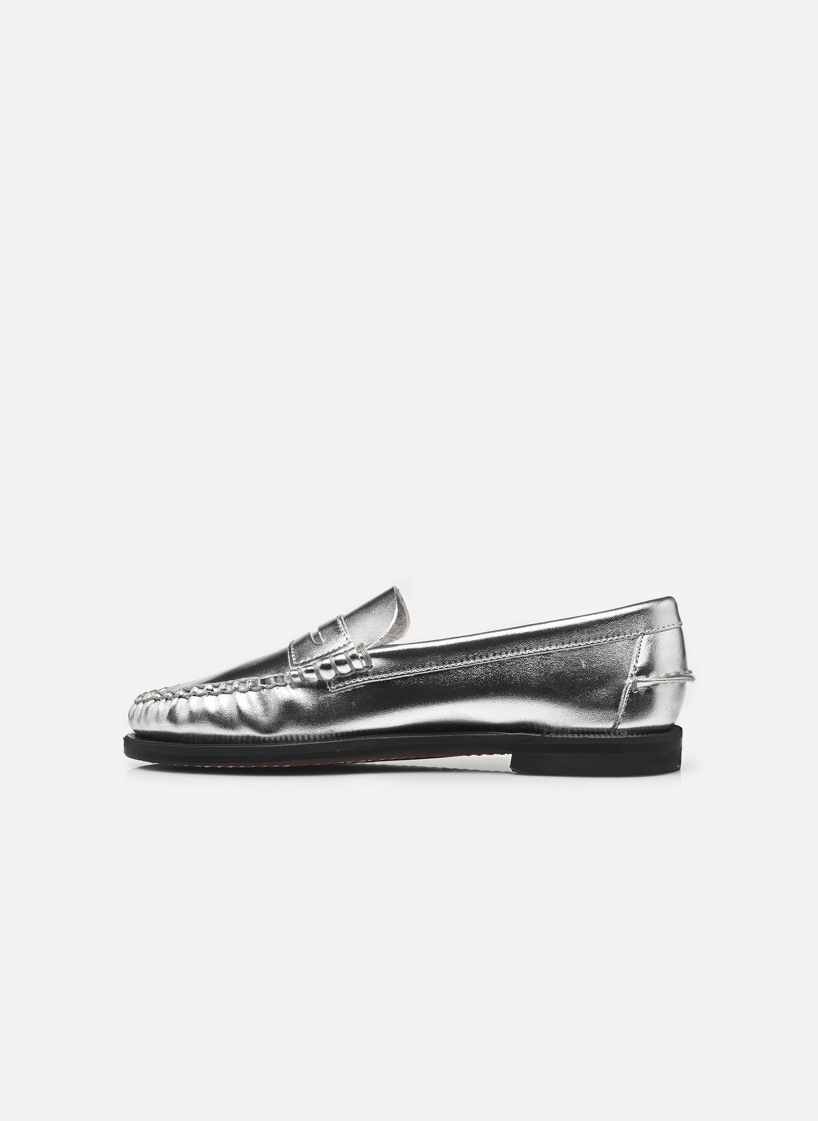 Mocassins DAN MET WOMAN femme argent Sebago Mocassins DAN MET WOMAN femme argent Silver