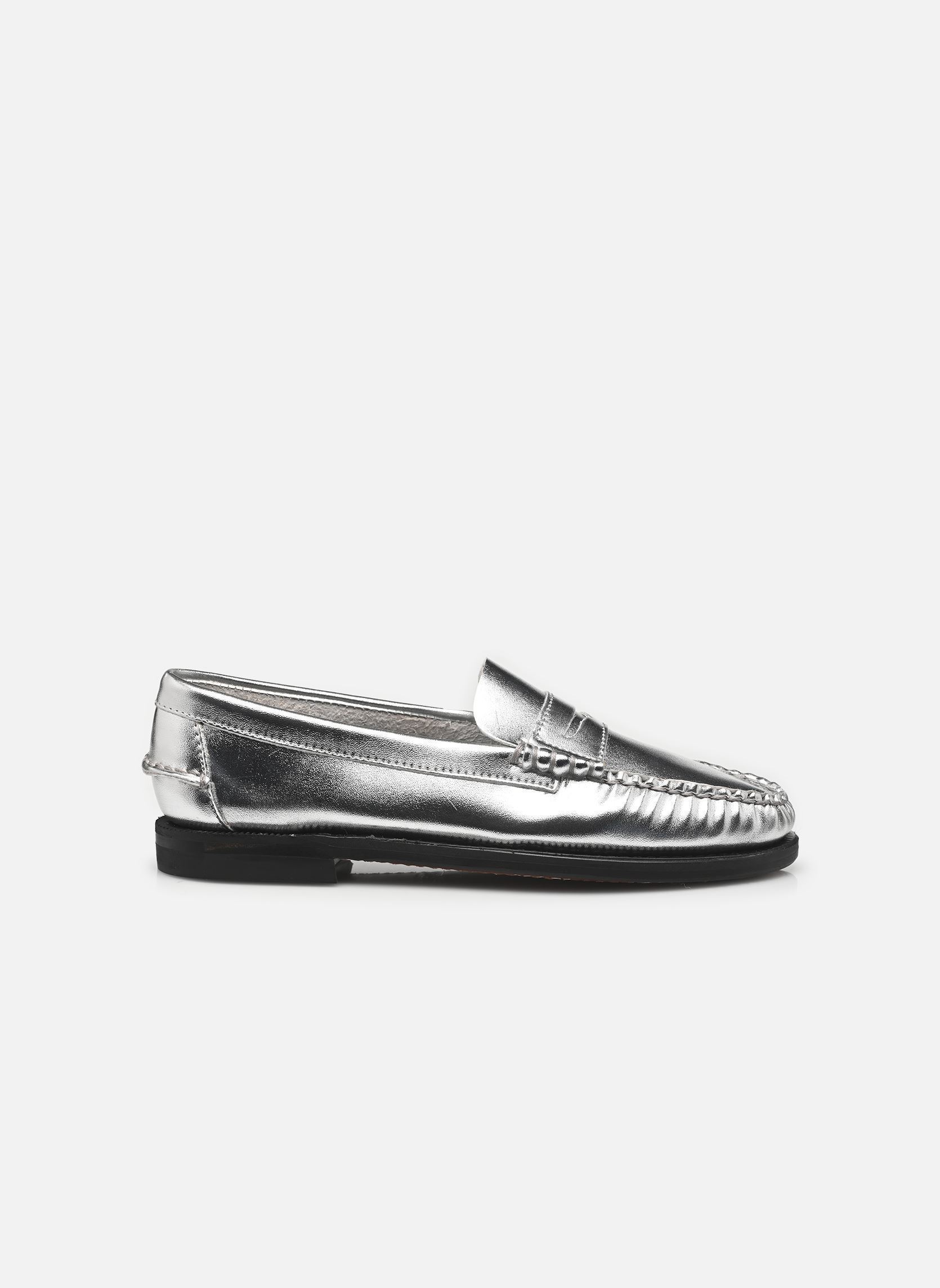Mocassins DAN MET WOMAN femme argent Sebago Mocassins DAN MET WOMAN femme argent Silver