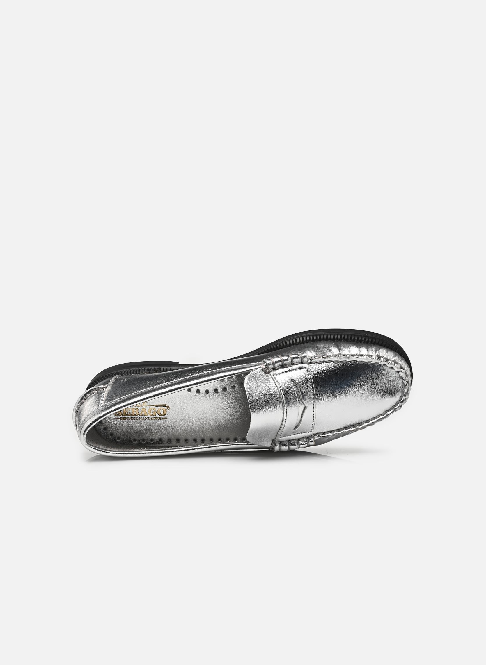 Mocassins DAN MET WOMAN femme argent Sebago Mocassins DAN MET WOMAN femme argent Silver