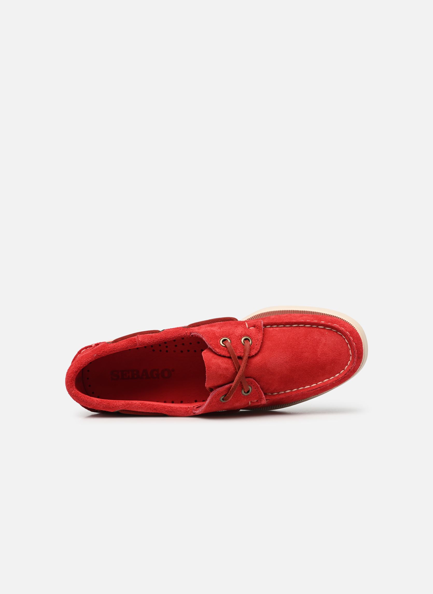 Scarpe da barca PORTLAND FLESH OUT WOMAN donna rosso Sebago Scarpe da barca PORTLAND FLESH OUT WOMAN donna rosso Red-Red Chily Regular