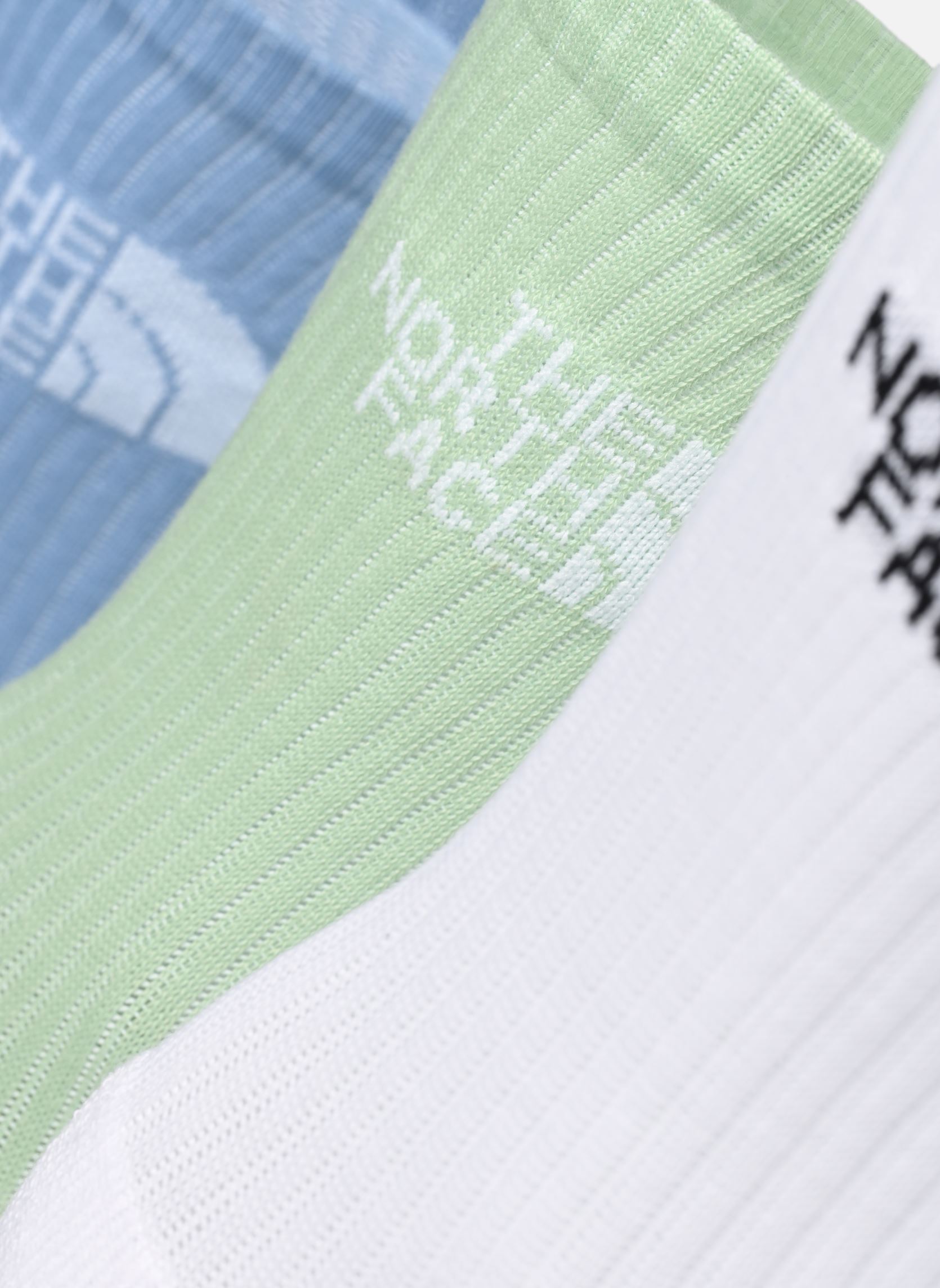 Chaussettes MULTI SPORT CUSH CREW SOCK 3P multicolore The North Face Chaussettes MULTI SPORT CUSH CREW SOCK 3P multicolore TNF WHITE/MISTY SAGE/ST
