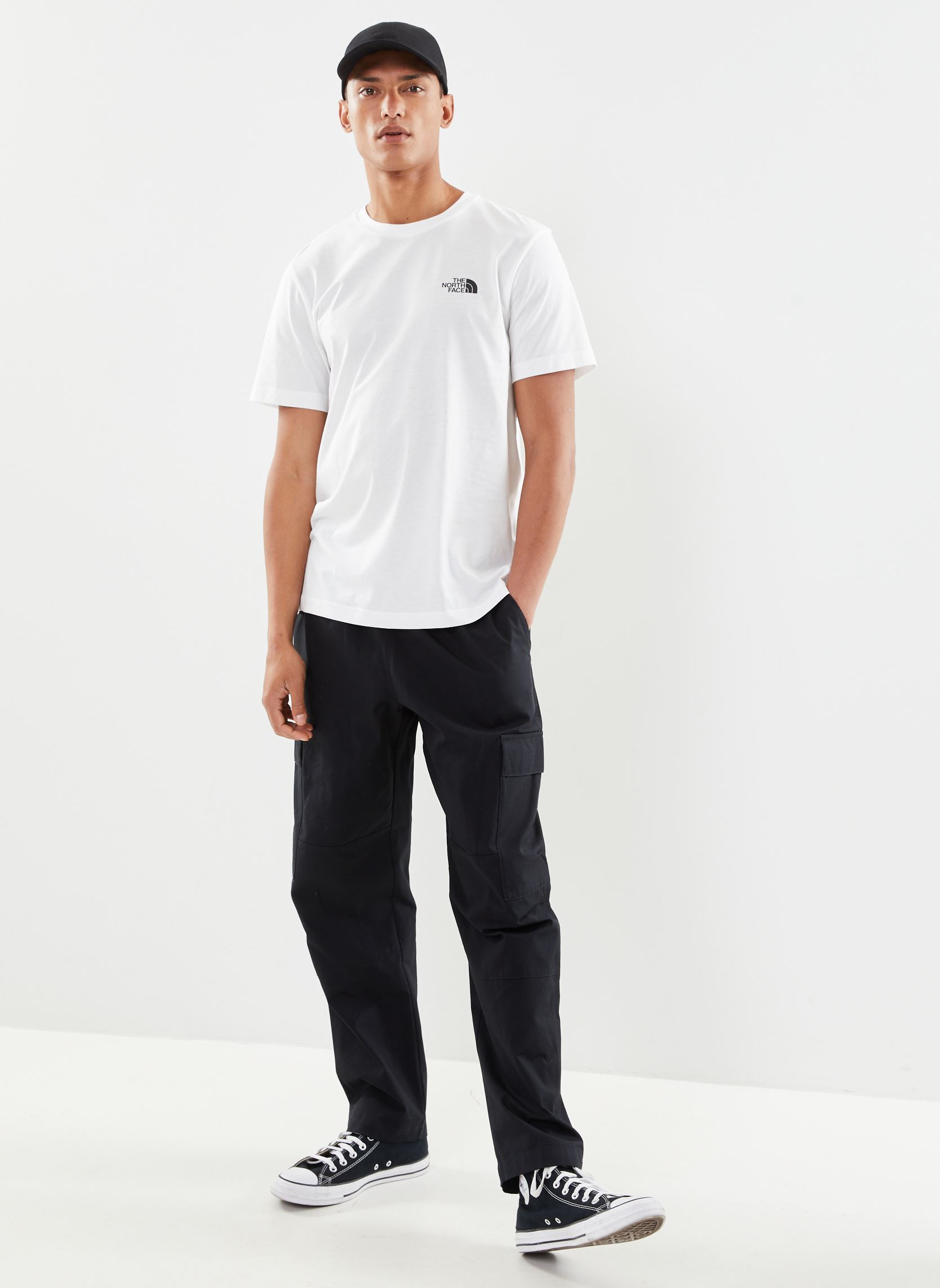 Tee-shirts manches courtes M S/S SIMPLE DOME TEE TNF WHITE homme blanc The North Face Tee-shirts manches courtes M S/S SIMPLE DOME TEE TNF WHITE homme blanc WHITE