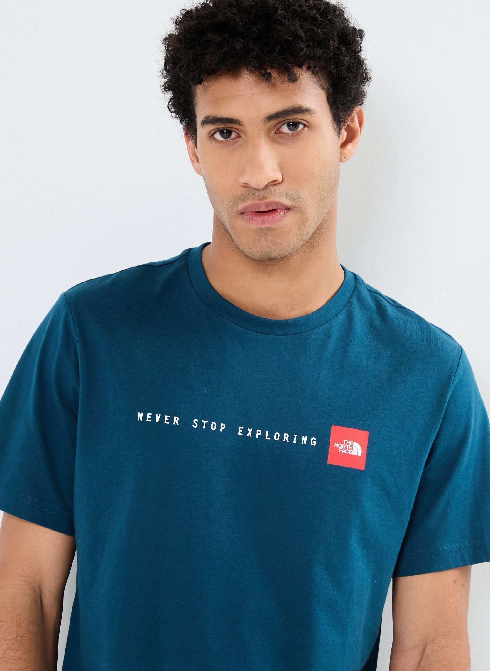 T-Shirts M S/S NEVER STOP EXPLORING herren grün The North Face T-Shirts M S/S NEVER STOP EXPLORING herren grün MIDNIGHT PETROL