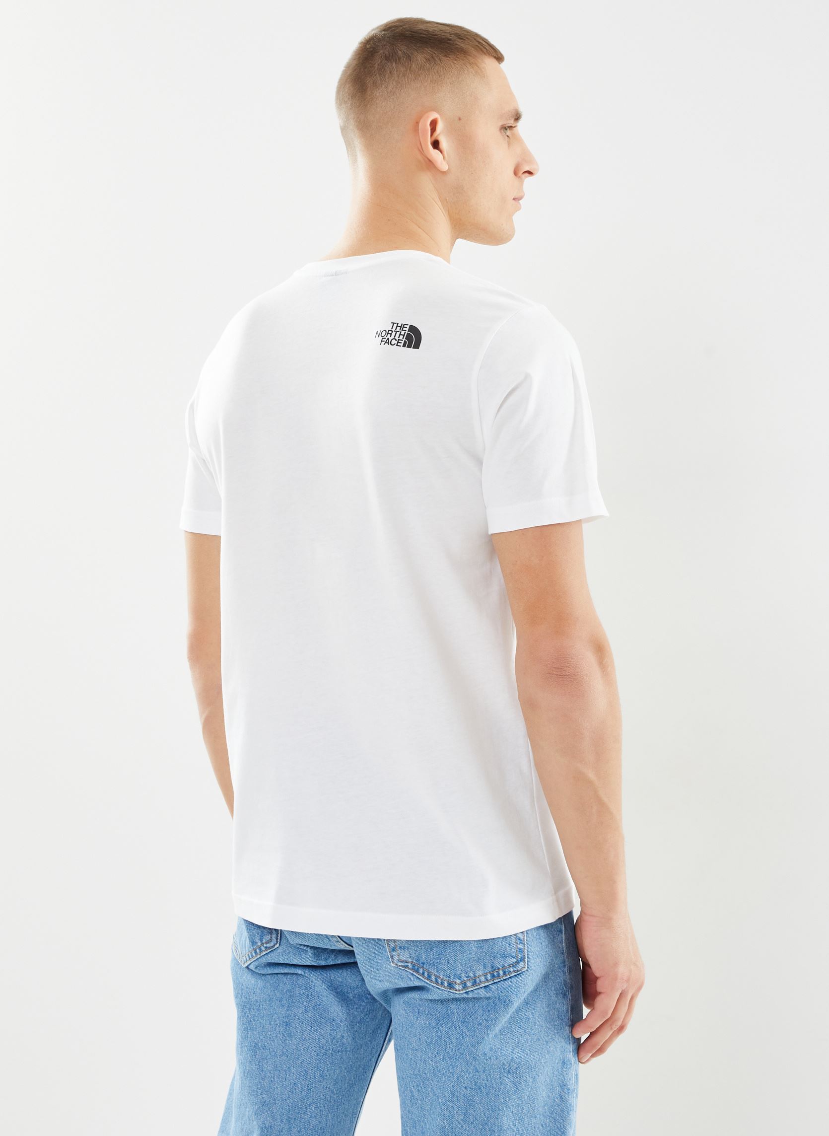 Tee-shirts manches courtes Men's S/S Never Stop Exploring Tee homme blanc The North Face Tee-shirts manches courtes Men's S/S Never Stop Exploring Tee homme blanc WHITE
