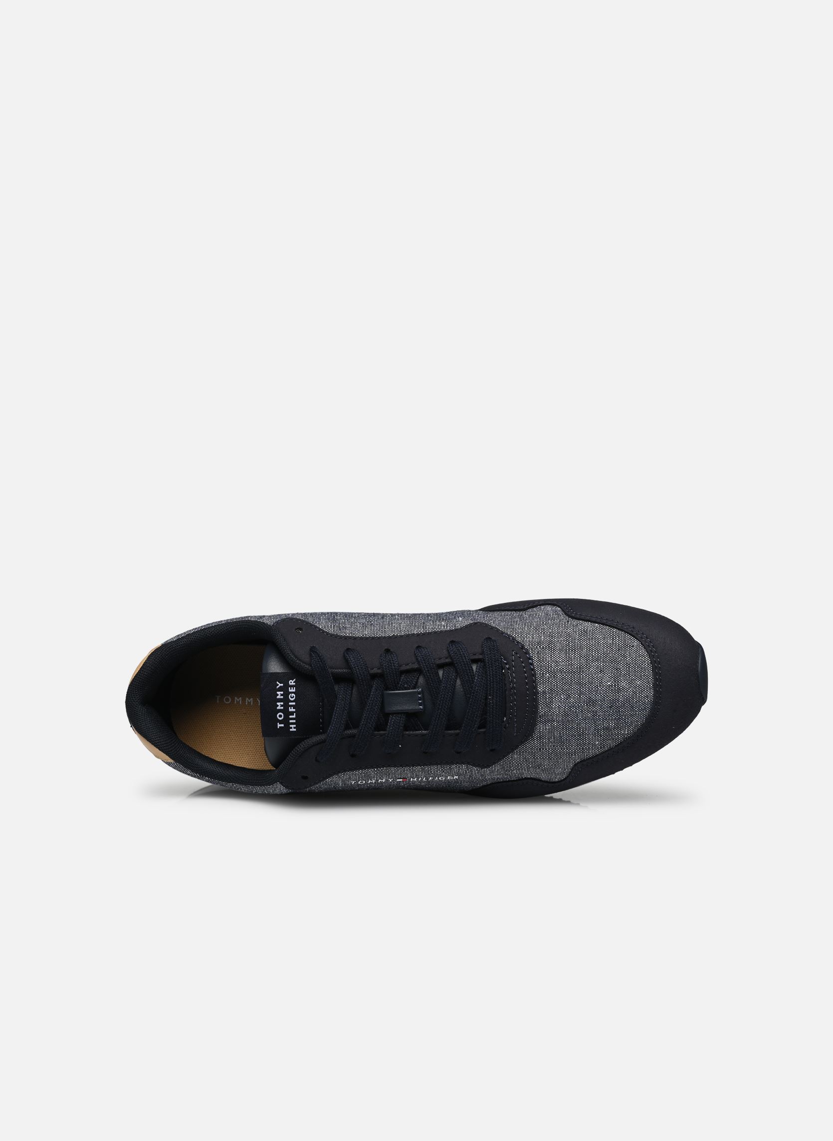 Sneakers LO RUNNER MIX CHAMBR heren blauw Tommy Hilfiger Sneakers LO RUNNER MIX CHAMBR heren blauw DESERT SKY