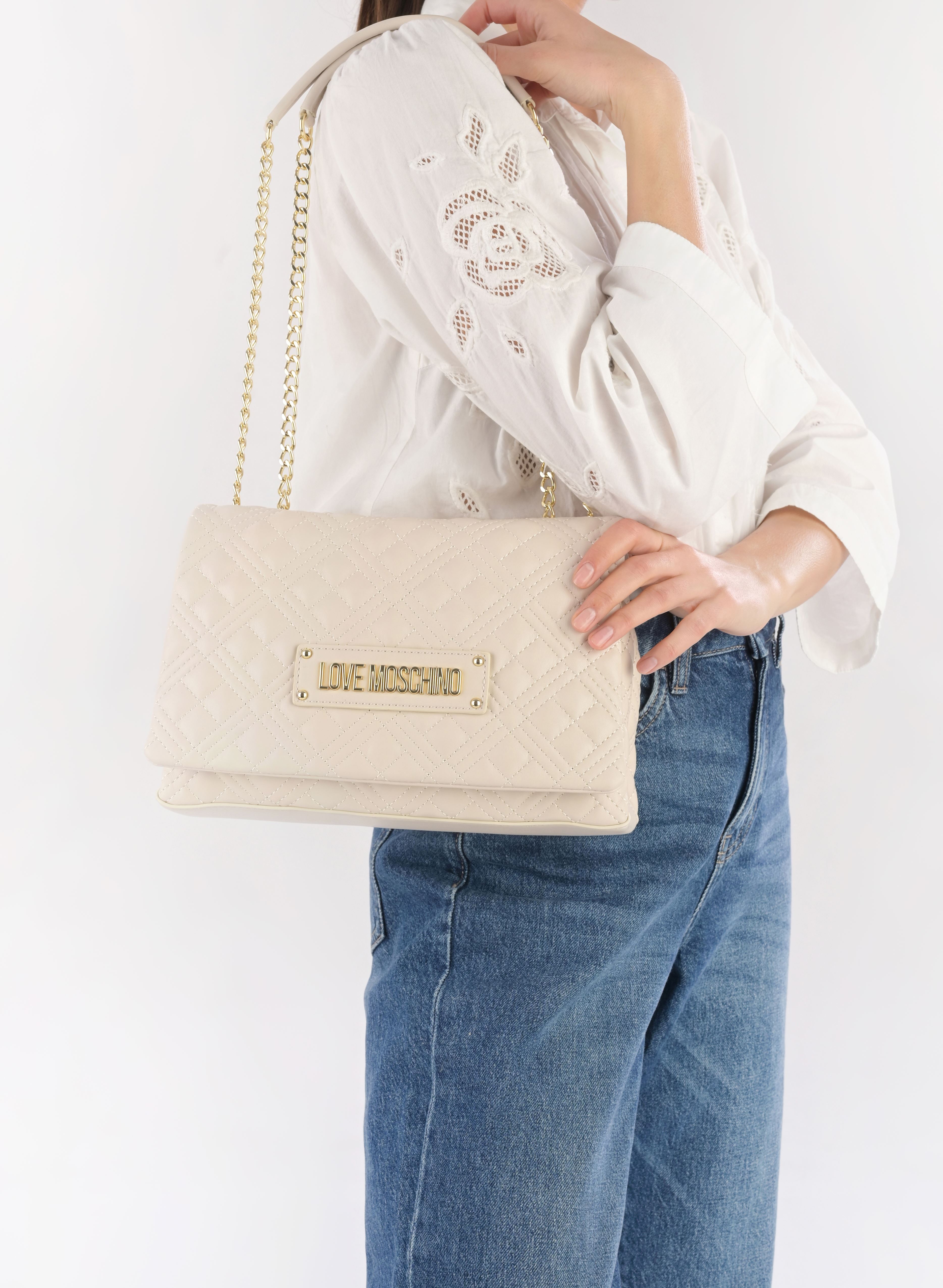 Schoudertassen Quilted Bag JC4230PP0I dames beige Love Moschino Schoudertassen Quilted Bag JC4230PP0I dames beige AVORIO