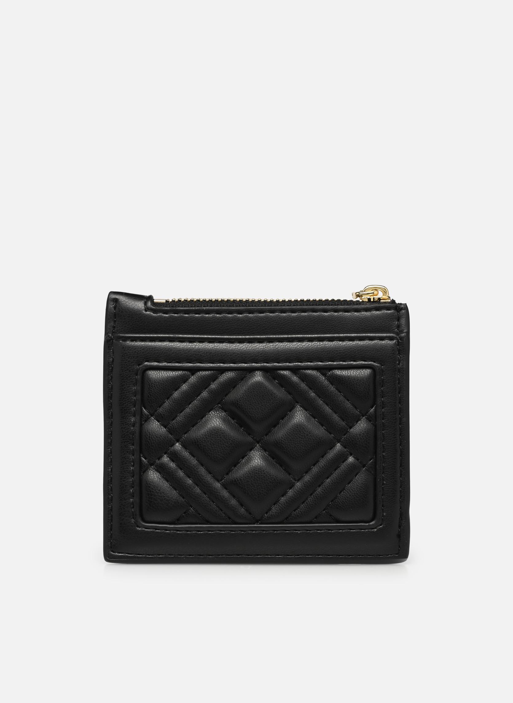 Porte-cartes Slg Quilted Bag JC5685PP0I femme noir Love Moschino Porte-cartes Slg Quilted Bag JC5685PP0I femme noir NERO