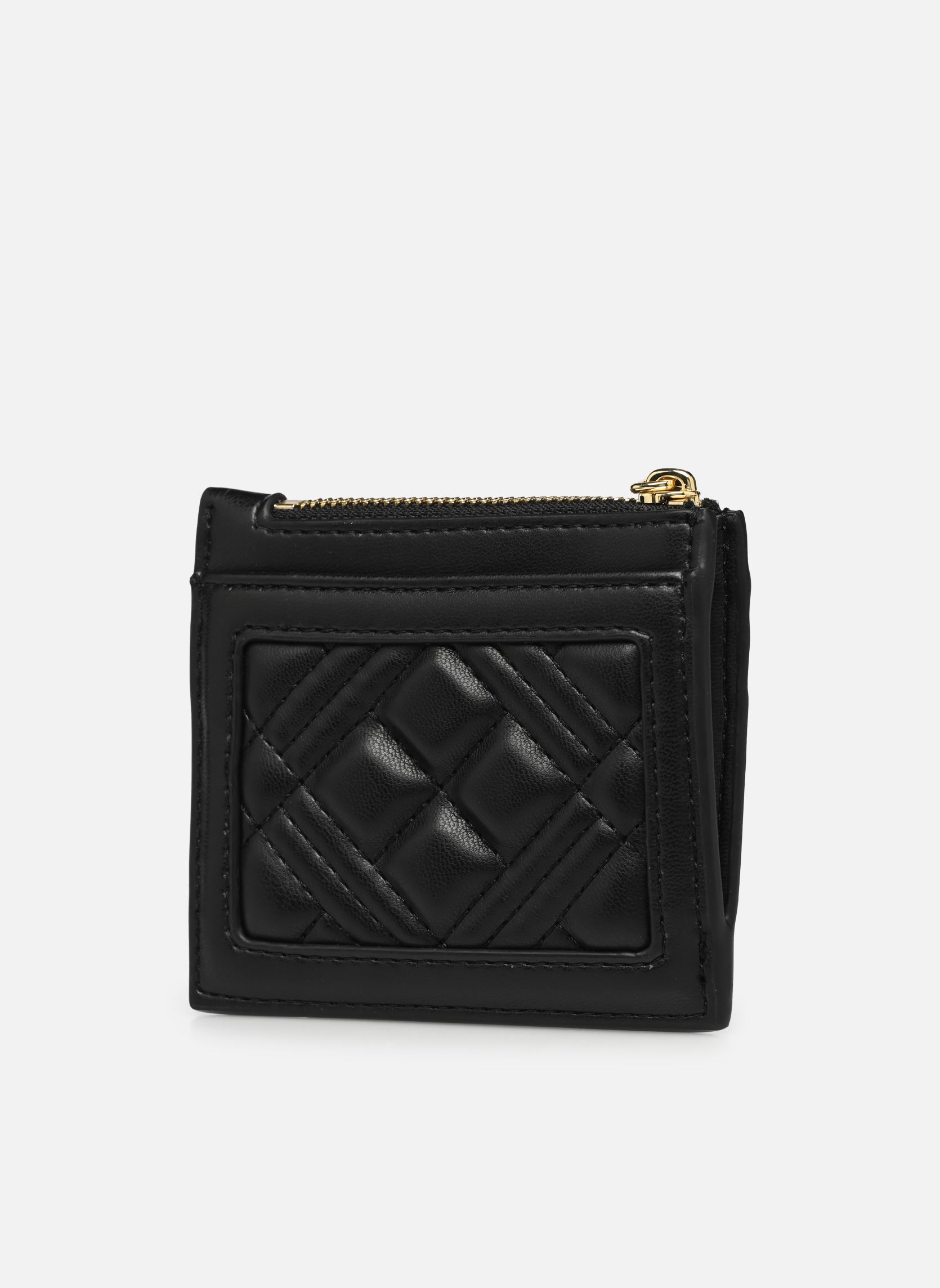 Porte-cartes Slg Quilted Bag JC5685PP0I femme noir Love Moschino Porte-cartes Slg Quilted Bag JC5685PP0I femme noir NERO