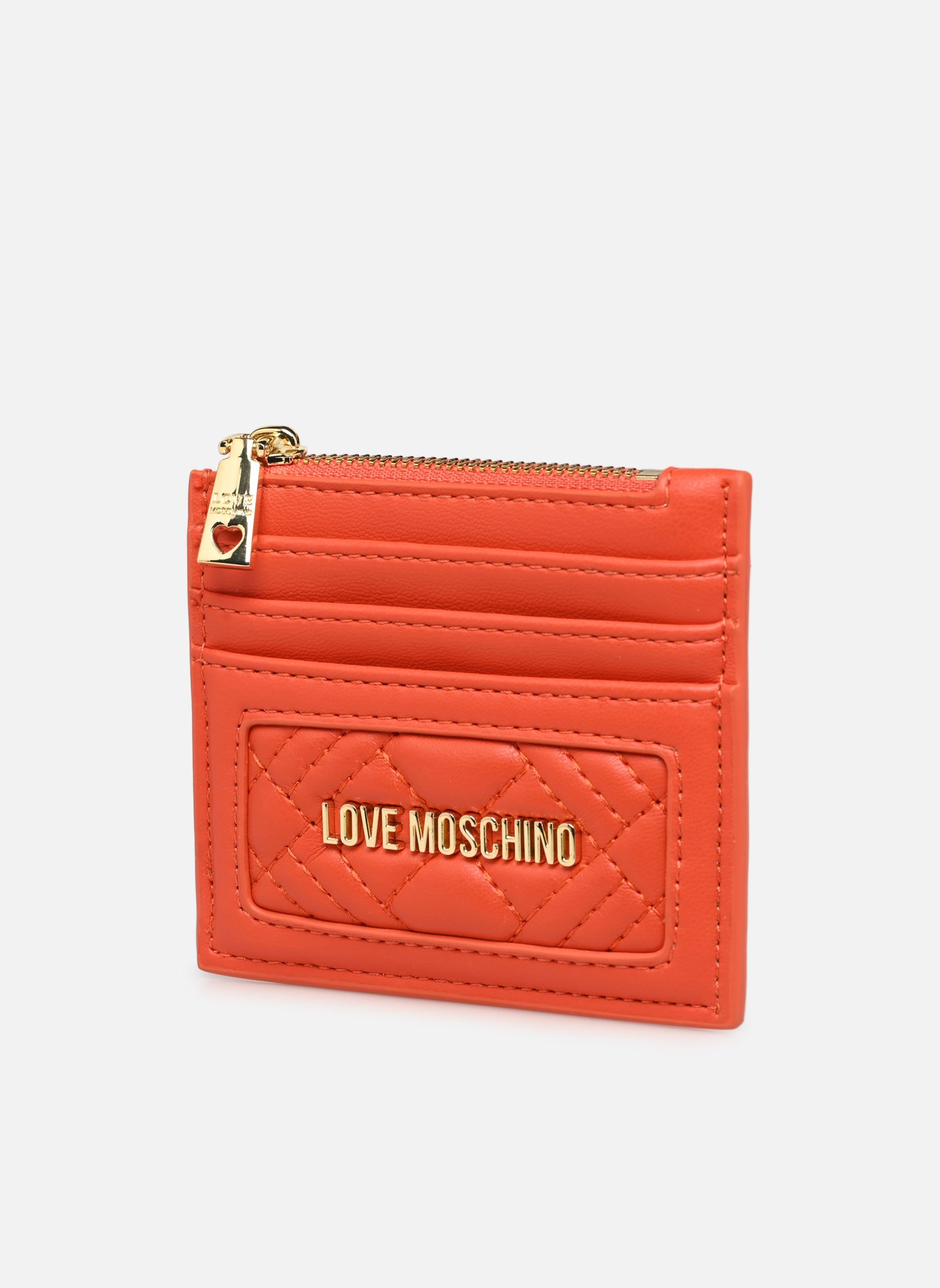 Kartenetui Slg Quilted Bag JC5685PP0I damen orange Love Moschino Kartenetui Slg Quilted Bag JC5685PP0I damen orange RUGGINE/MATTONE/DESERTSUN