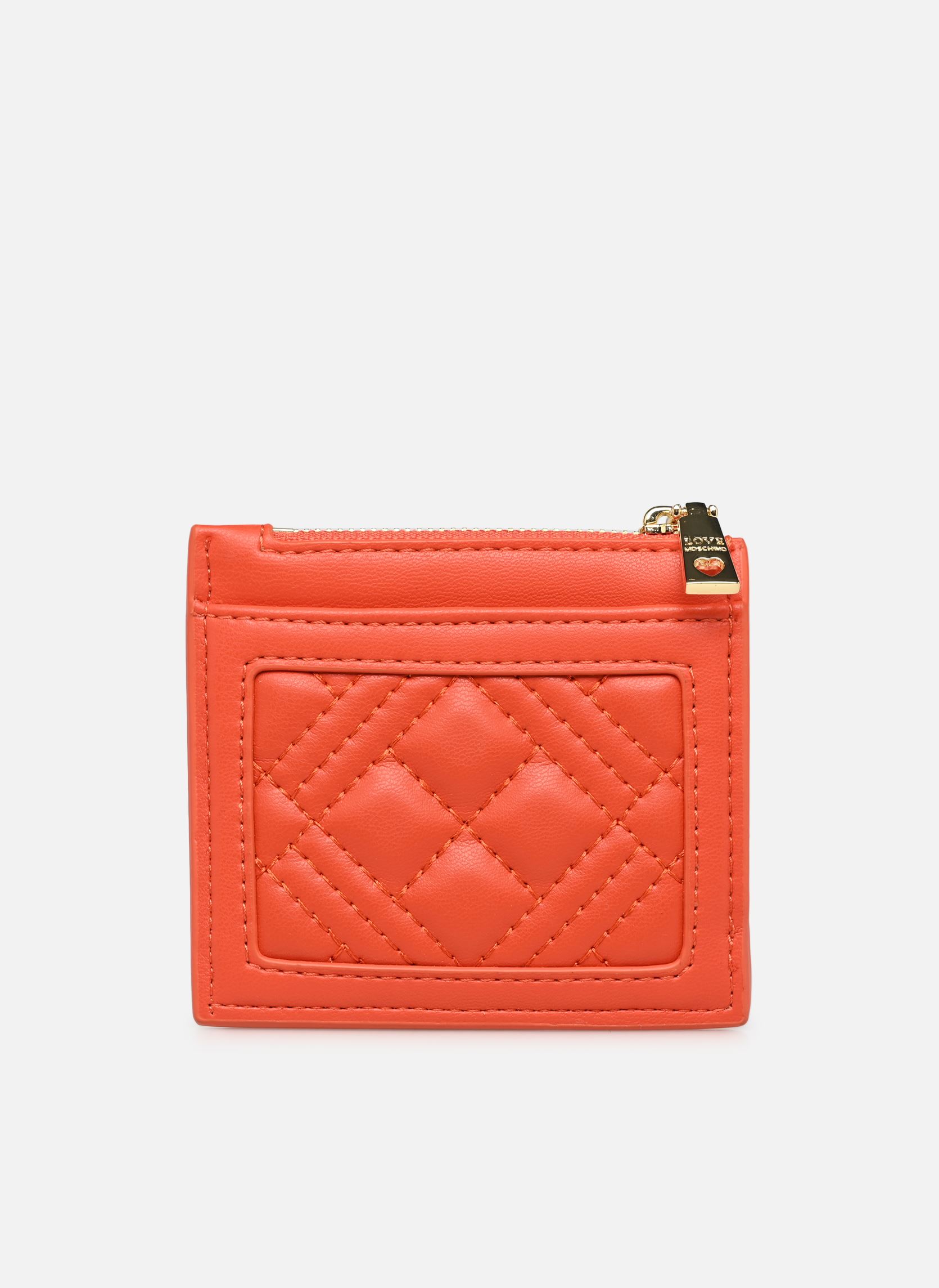 Kartenetui Slg Quilted Bag JC5685PP0I damen orange Love Moschino Kartenetui Slg Quilted Bag JC5685PP0I damen orange RUGGINE/MATTONE/DESERTSUN