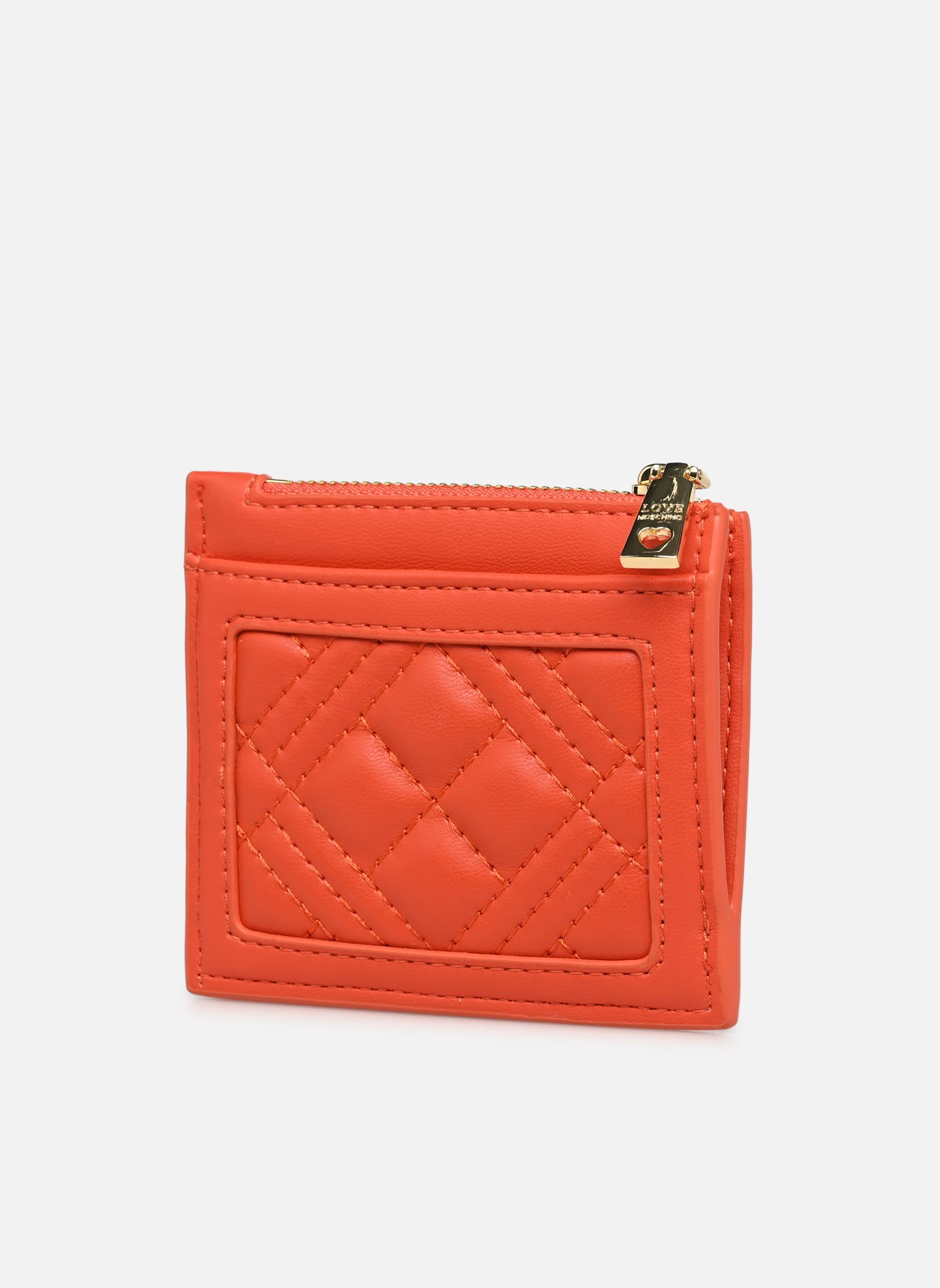 Kartenetui Slg Quilted Bag JC5685PP0I damen orange Love Moschino Kartenetui Slg Quilted Bag JC5685PP0I damen orange RUGGINE/MATTONE/DESERTSUN