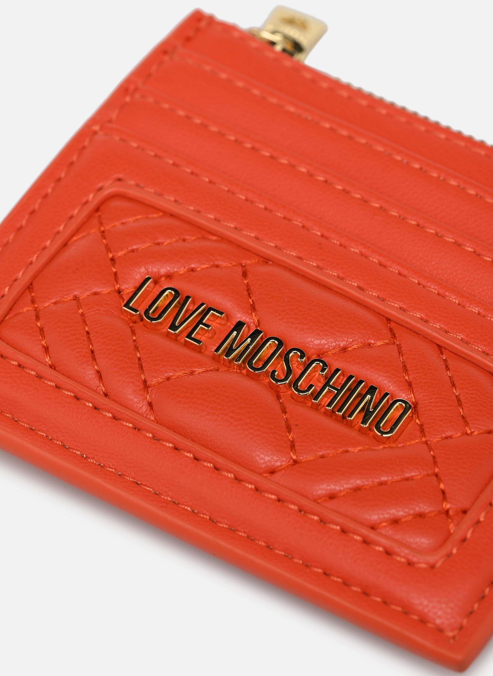Kartenetui Slg Quilted Bag JC5685PP0I damen orange Love Moschino Kartenetui Slg Quilted Bag JC5685PP0I damen orange RUGGINE/MATTONE/DESERTSUN