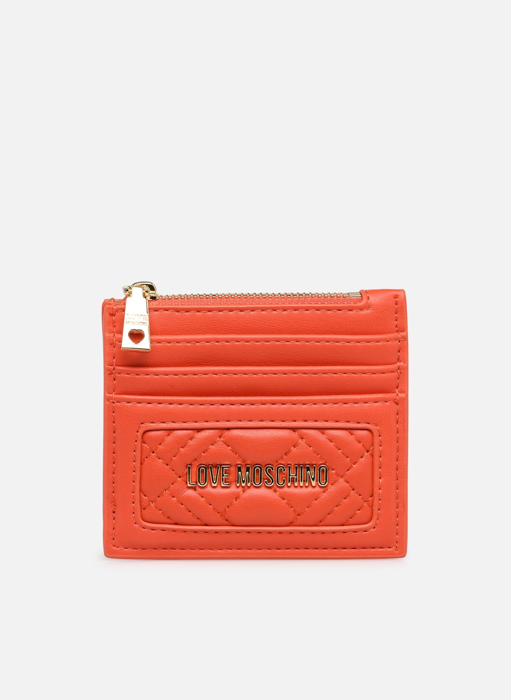 Kartenetui Slg Quilted Bag JC5685PP0I damen orange Love Moschino Kartenetui Slg Quilted Bag JC5685PP0I damen orange RUGGINE/MATTONE/DESERTSUN