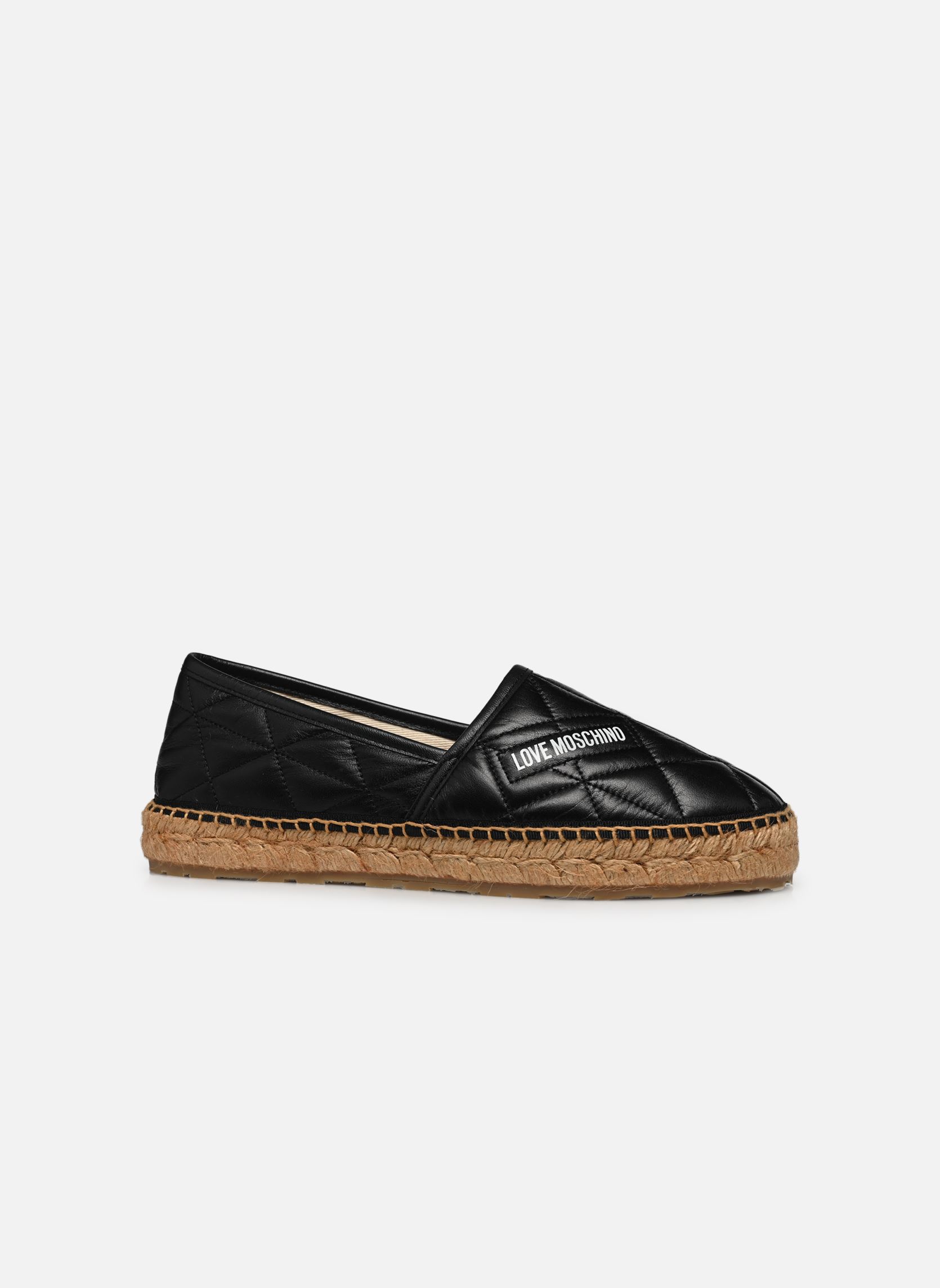 Espadrillas piatte LOVE MOSCHINO ROPE JA10582G0I donna nero Love Moschino Espadrillas piatte LOVE MOSCHINO ROPE JA10582G0I donna nero NERO
