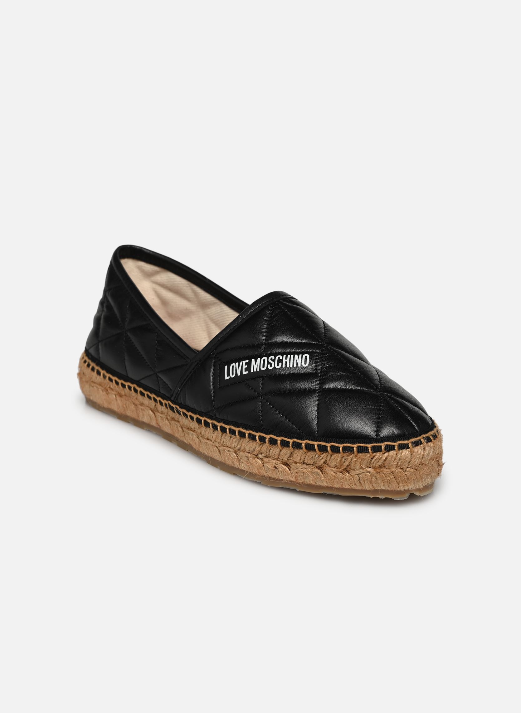 Espadrillas piatte LOVE MOSCHINO ROPE JA10582G0I donna nero Love Moschino Espadrillas piatte LOVE MOSCHINO ROPE JA10582G0I donna nero NERO