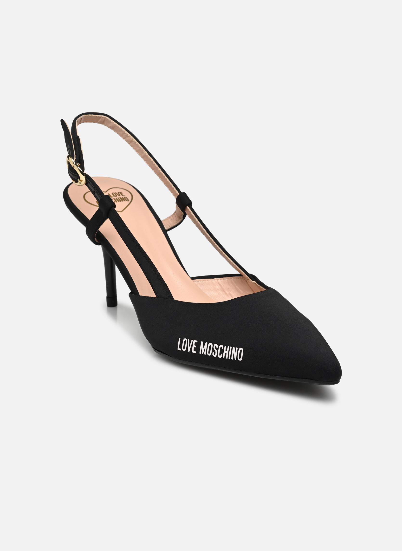 Pumps mit Riemchen LOVE MOSCHINO RUBBER LOGO JA10627G0I damen schwarz Love Moschino Pumps mit Riemchen LOVE MOSCHINO RUBBER LOGO JA10627G0I damen schwarz NERO