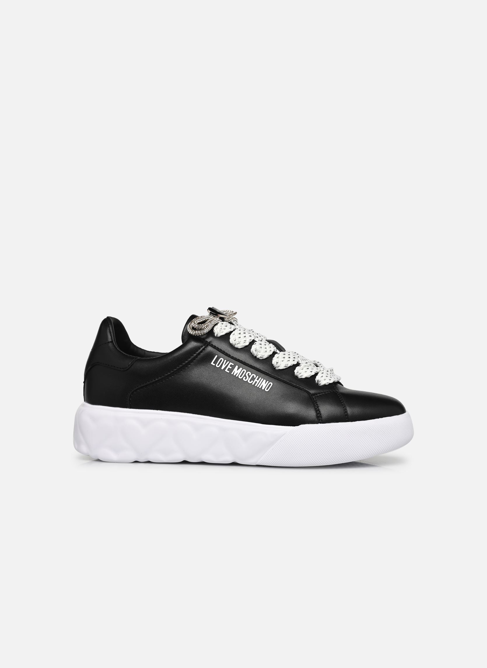 Sneakers basse HEART LOVE JA15554G0I donna nero Love Moschino Sneakers basse HEART LOVE JA15554G0I donna nero NERO