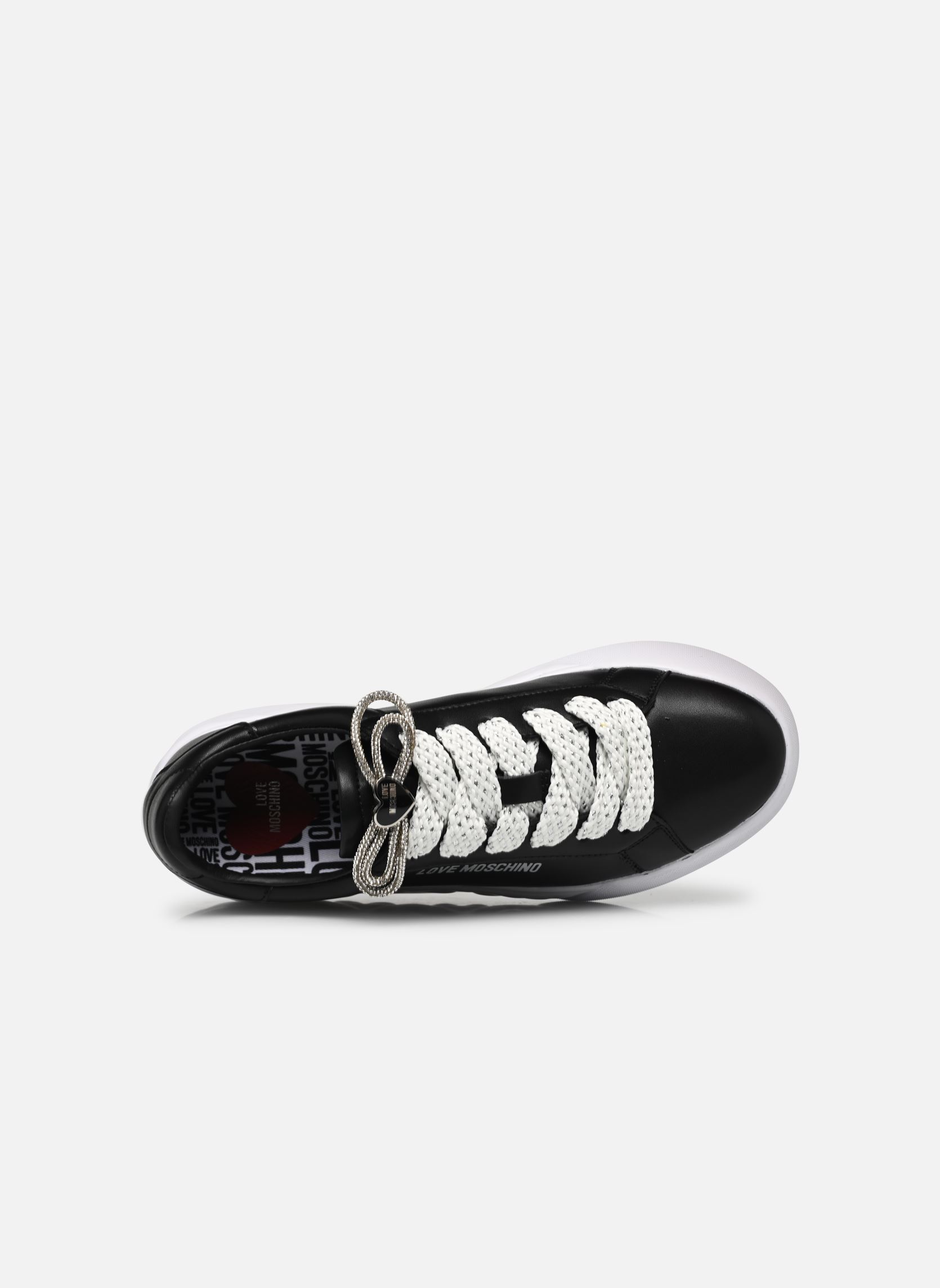 Sneakers basse HEART LOVE JA15554G0I donna nero Love Moschino Sneakers basse HEART LOVE JA15554G0I donna nero NERO