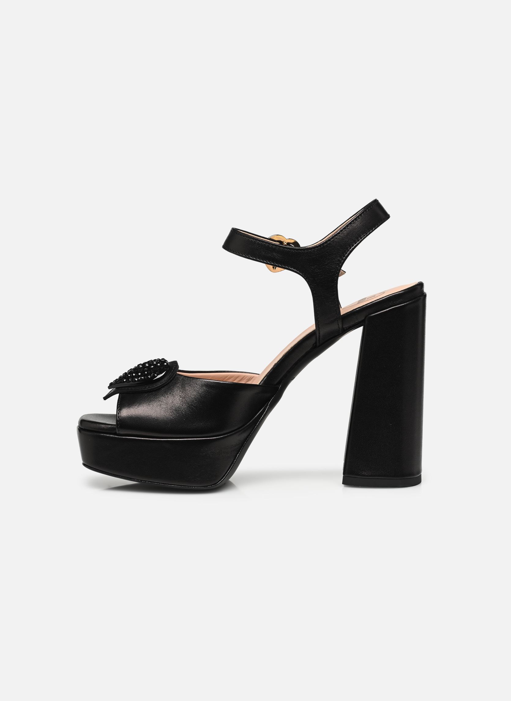 Sandali LOVE MOSCHINO HEART JA1608CG0I donna nero Love Moschino Sandali LOVE MOSCHINO HEART JA1608CG0I donna nero NERO
