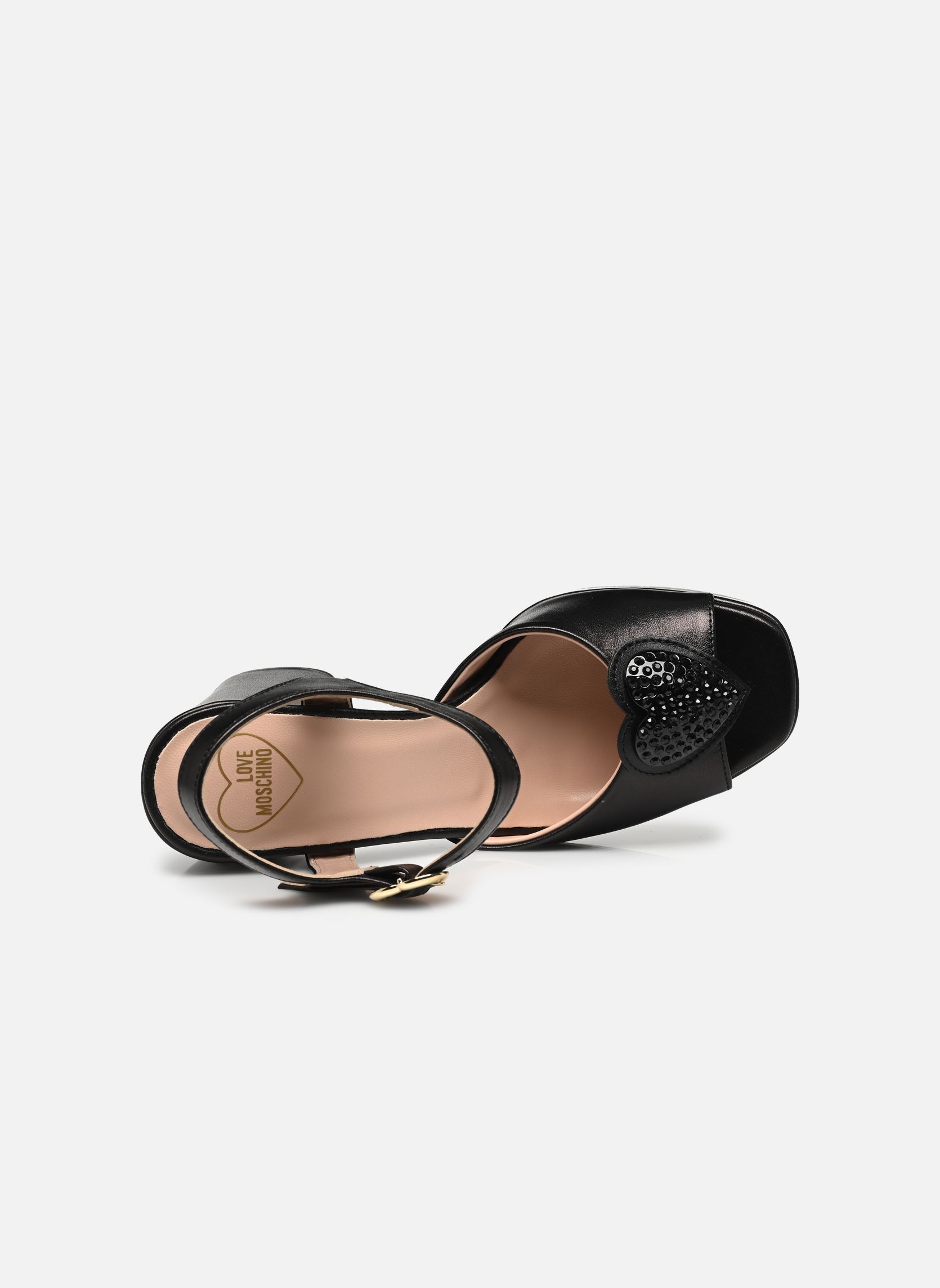 Sandali LOVE MOSCHINO HEART JA1608CG0I donna nero Love Moschino Sandali LOVE MOSCHINO HEART JA1608CG0I donna nero NERO