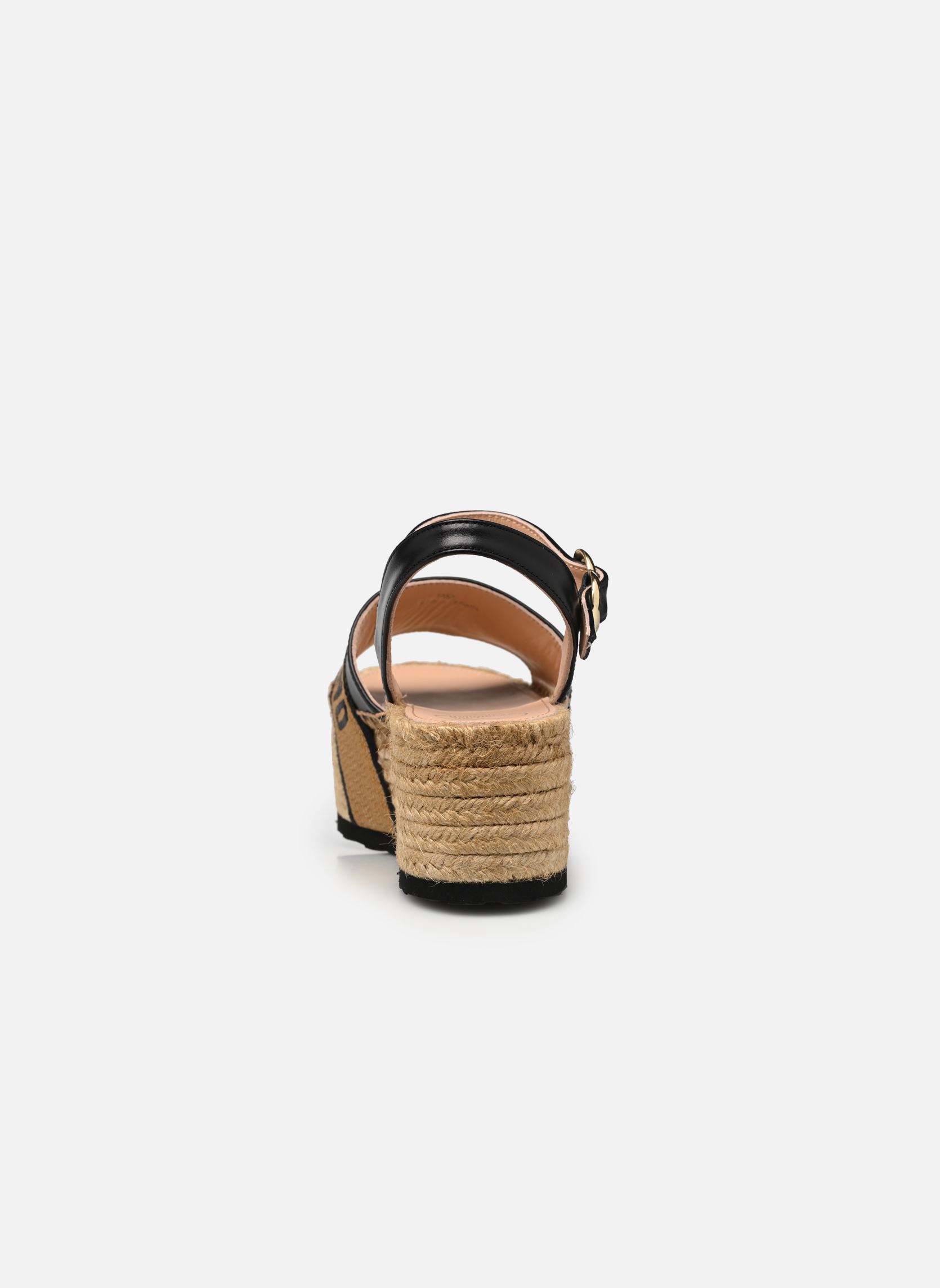 Sandales compensées et plateformes ROPE SANDAL JA16296I0I femme noir Love Moschino Sandales compensées et plateformes ROPE SANDAL JA16296I0I femme noir NERO