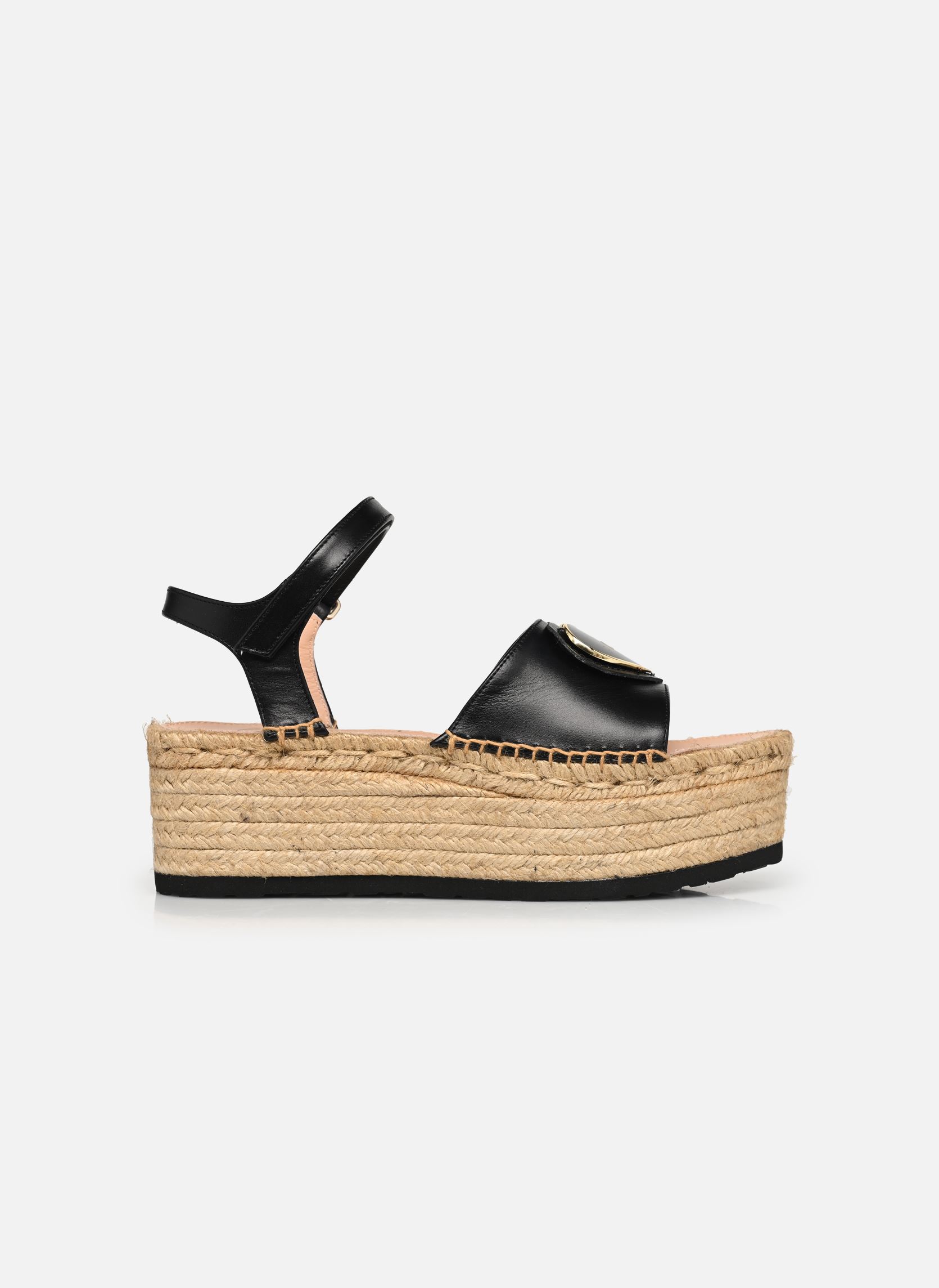 Sandales compensées et plateformes ROPE SANDAL JA16306I0I femme noir Love Moschino Sandales compensées et plateformes ROPE SANDAL JA16306I0I femme noir NERO