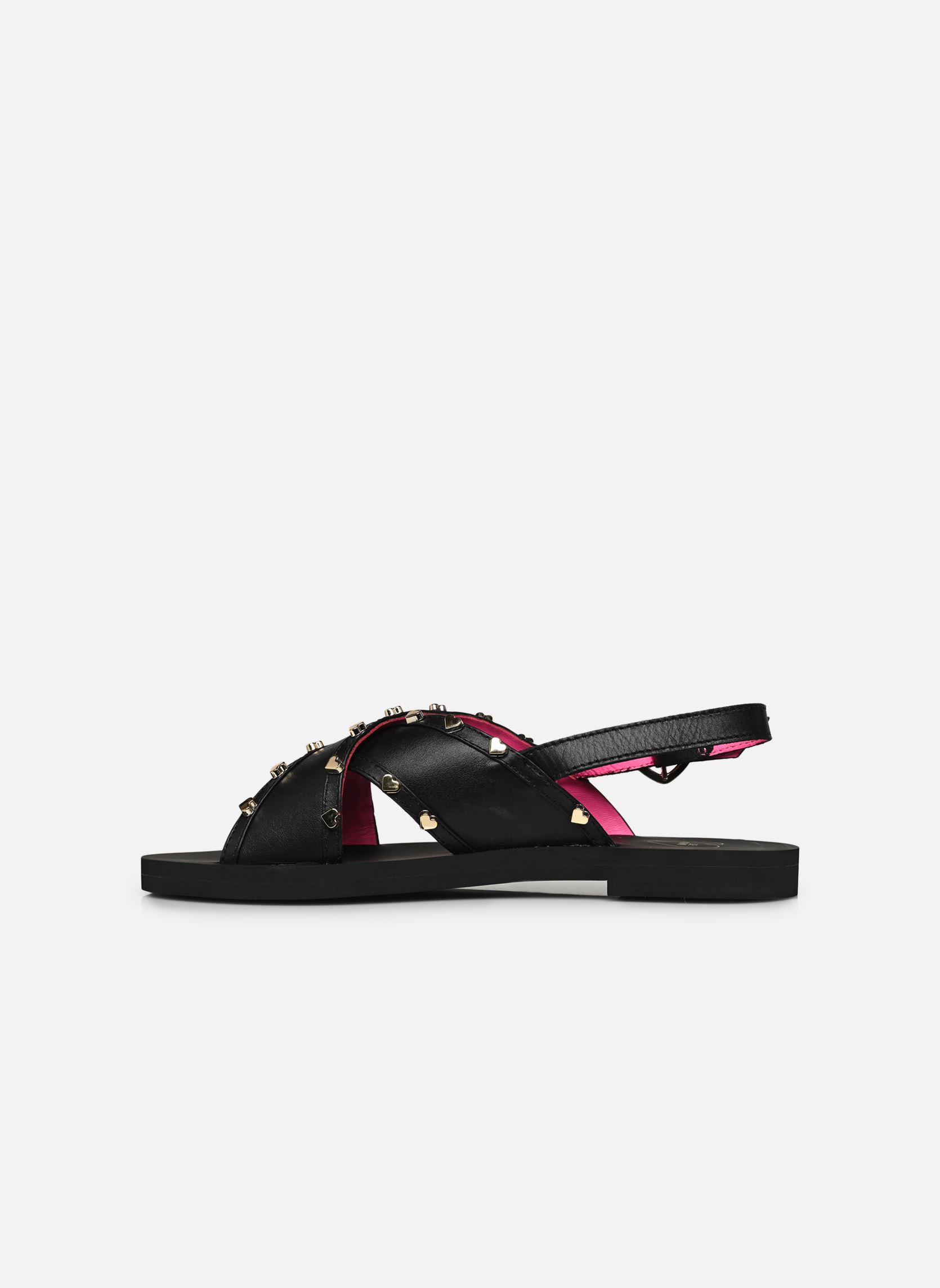 Sandalen LOVE MOSCHINO HEART STUDS JA16402G0I damen schwarz Love Moschino Sandalen LOVE MOSCHINO HEART STUDS JA16402G0I damen schwarz NERO