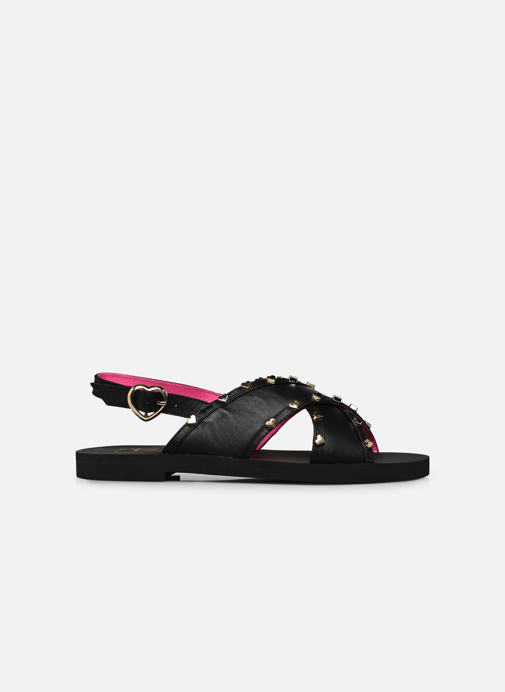 Sandalen LOVE MOSCHINO HEART STUDS JA16402G0I damen schwarz Love Moschino Sandalen LOVE MOSCHINO HEART STUDS JA16402G0I damen schwarz NERO