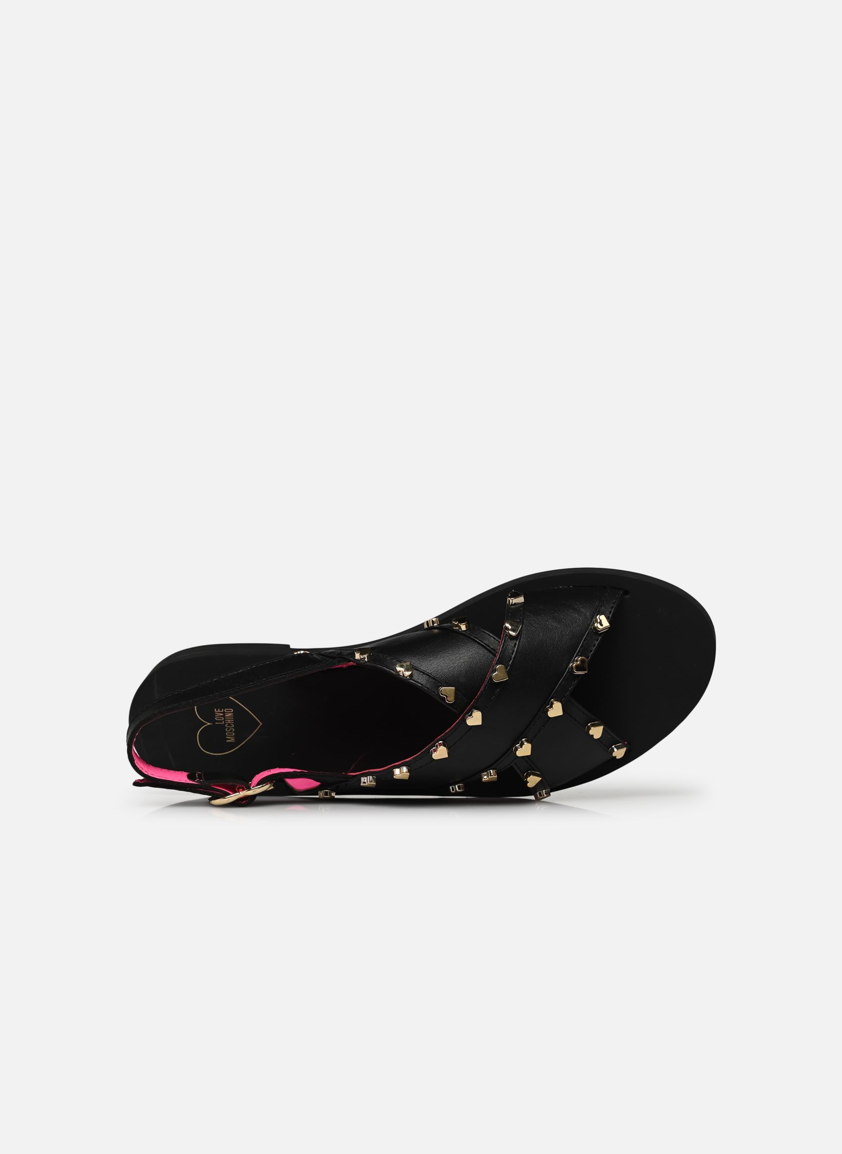 Sandalen LOVE MOSCHINO HEART STUDS JA16402G0I damen schwarz Love Moschino Sandalen LOVE MOSCHINO HEART STUDS JA16402G0I damen schwarz NERO