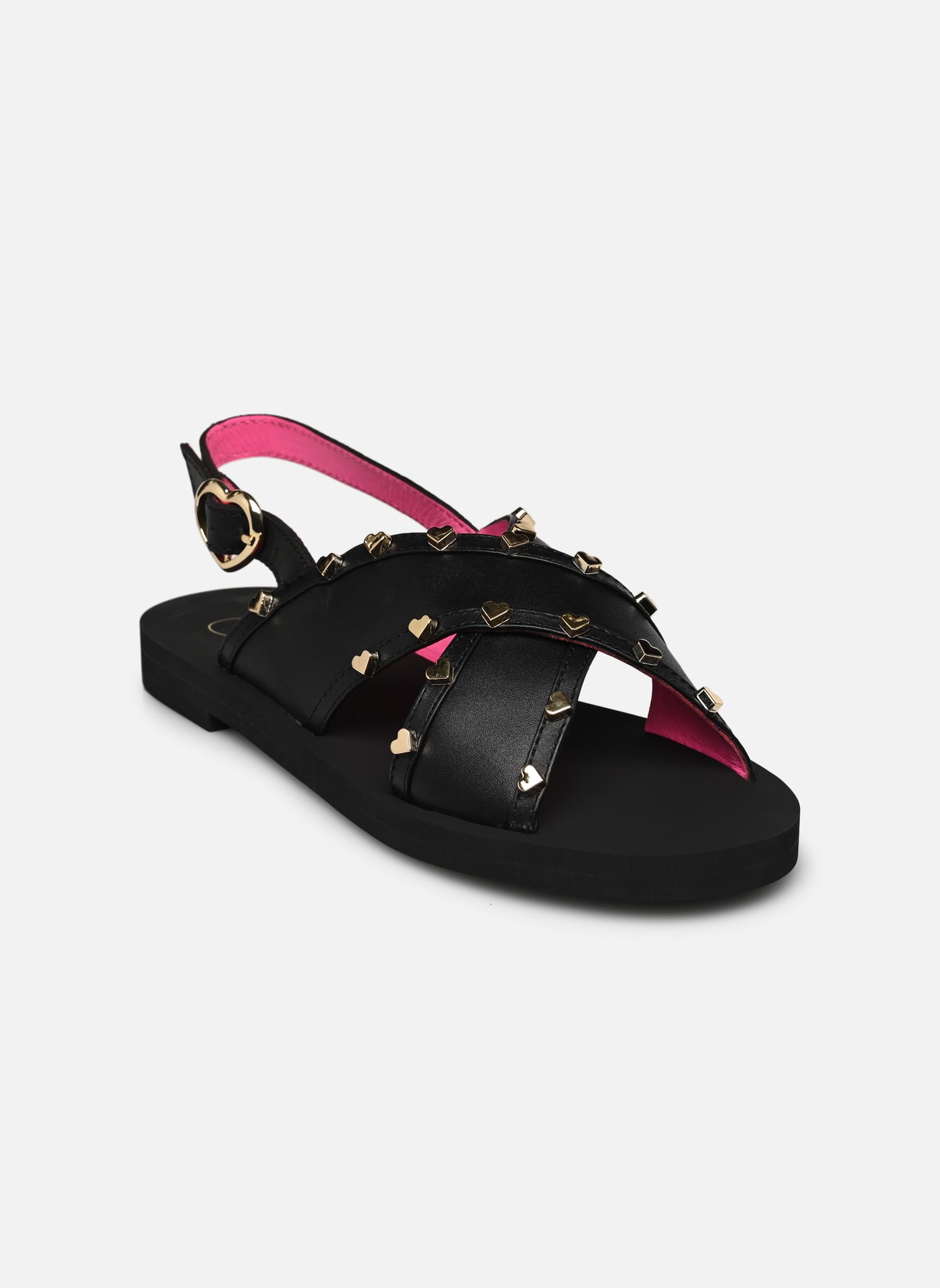Sandalen LOVE MOSCHINO HEART STUDS JA16402G0I damen schwarz Love Moschino Sandalen LOVE MOSCHINO HEART STUDS JA16402G0I damen schwarz NERO