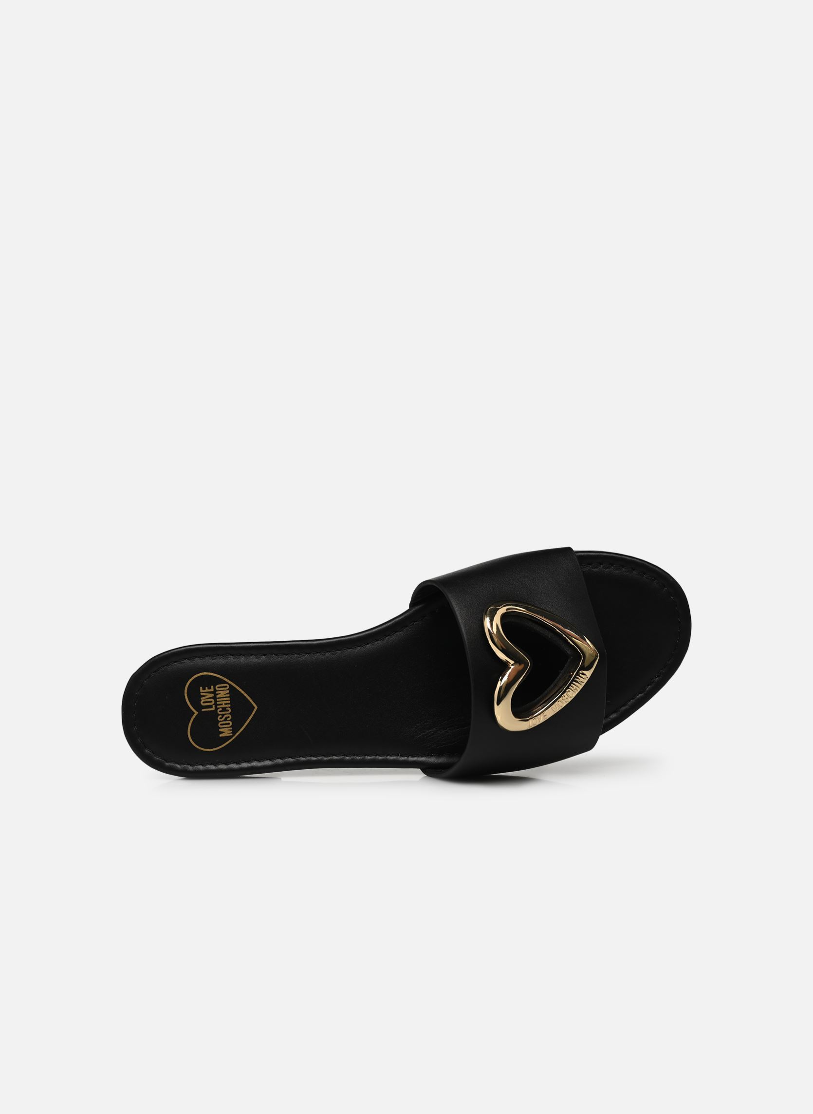 Muilen en klompen METAL HEART JA28431G0I dames zwart Love Moschino Muilen en klompen METAL HEART JA28431G0I dames zwart NERO