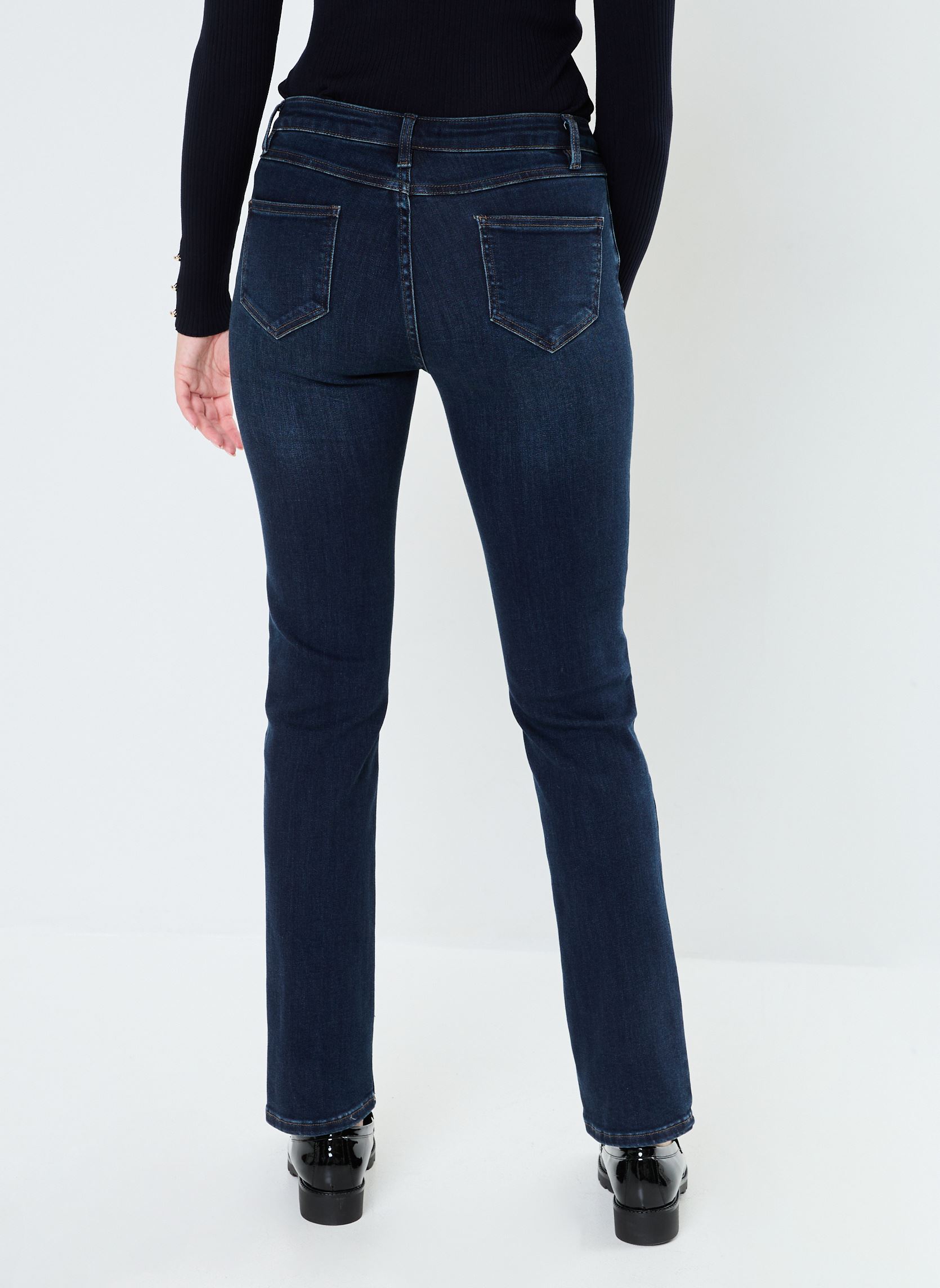 Rechte jeans / Straight Leg Jeans PDAVID dames blauw Georgia Rose Rechte jeans / Straight Leg Jeans PDAVID dames blauw DENIM BRUT