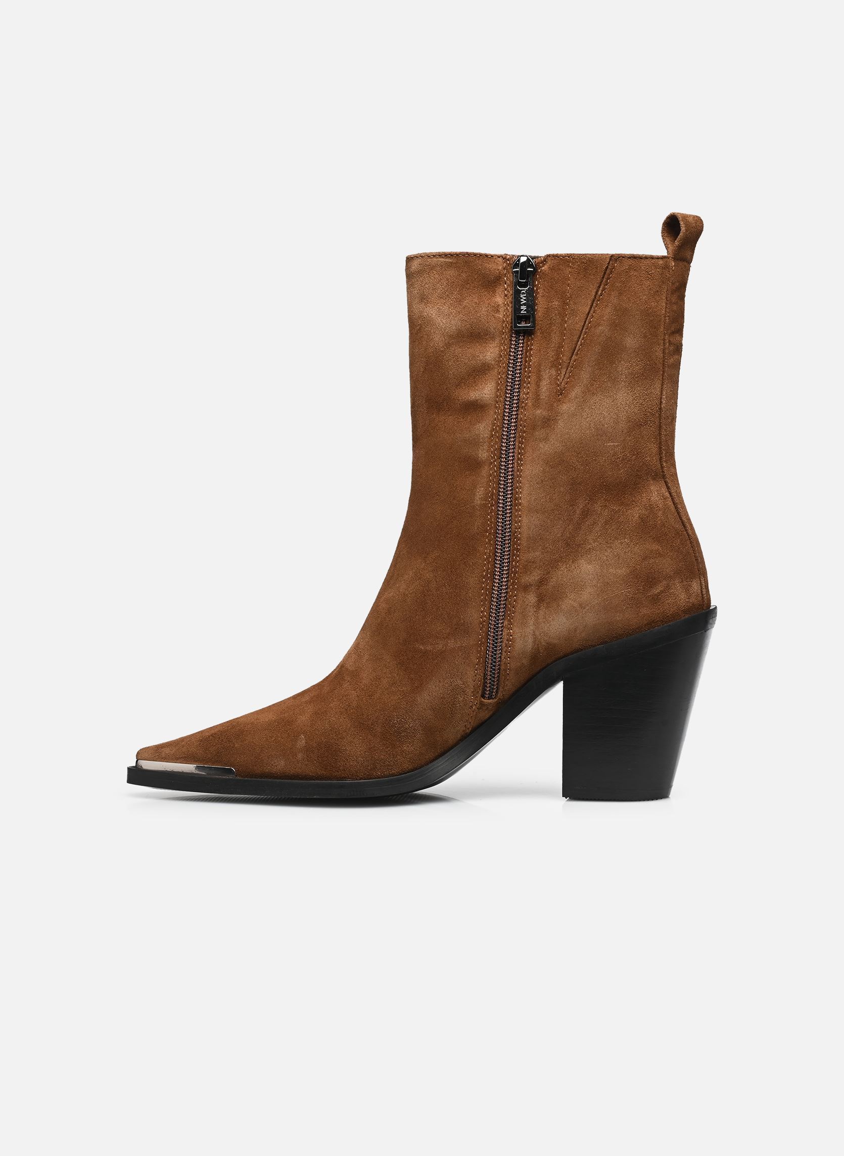 Enkellaarzen en boots 25000-41 dames bruin NEWD. Enkellaarzen en boots 25000-41 dames bruin COGNAC