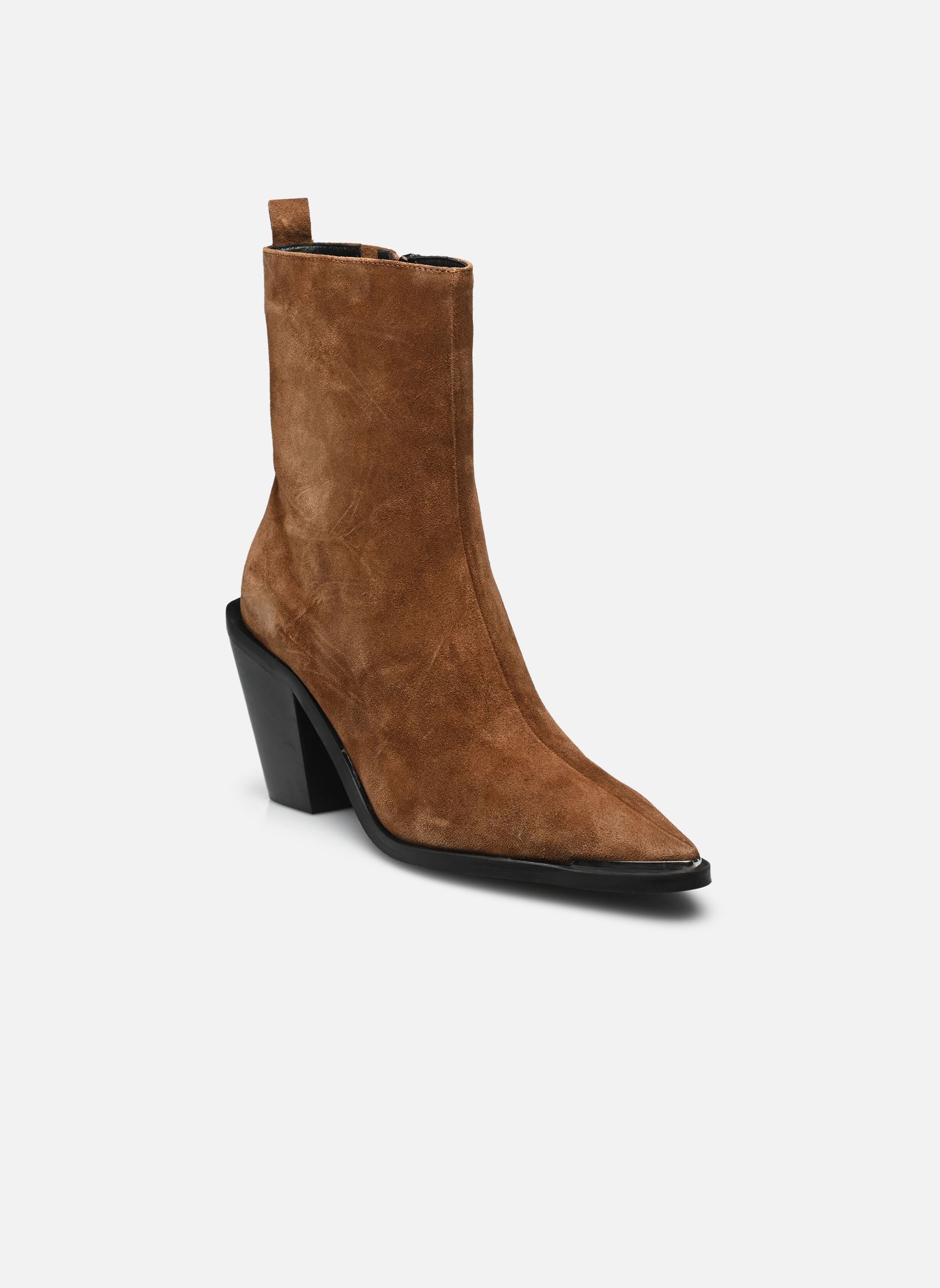 Enkellaarzen en boots 25000-41 dames bruin NEWD. Enkellaarzen en boots 25000-41 dames bruin COGNAC