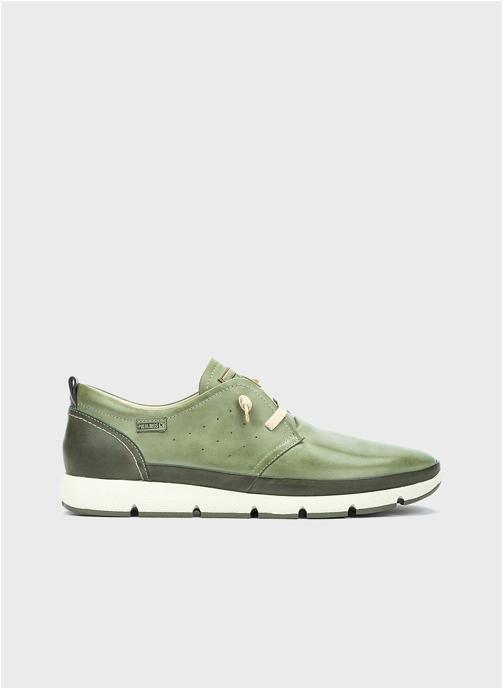 Pikolinos Baskets basses FUENCARRAL homme vert