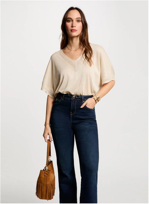 Morgan Pulls 241-MCHRIS femme beige