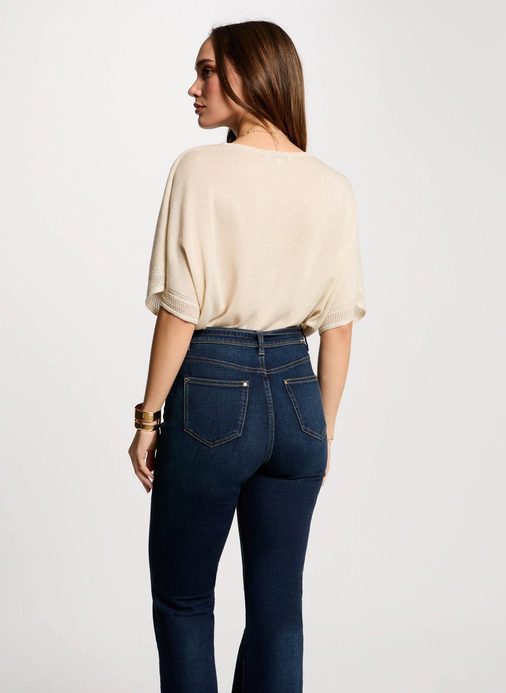 Pulls 241-MCHRIS femme beige Morgan Pulls 241-MCHRIS femme beige Beige chiné