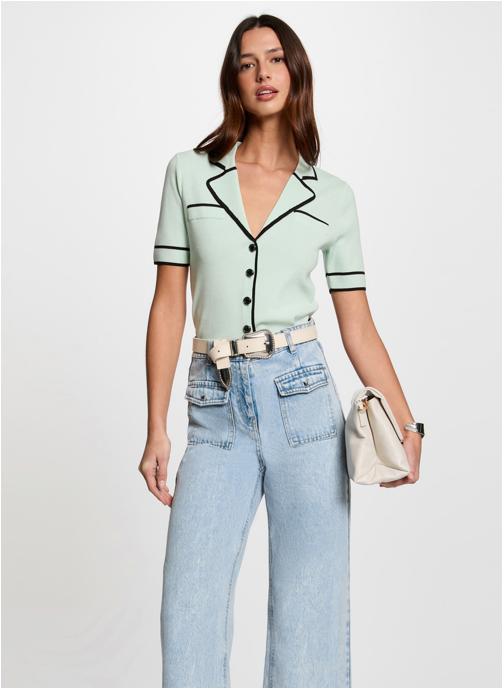 Morgan Gilets 241-MEDIN femme vert