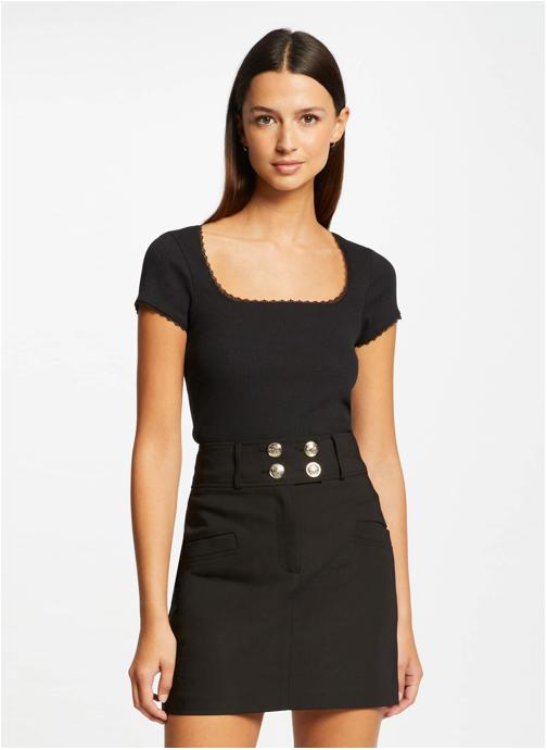 Morgan Tee-shirts 232-DLUBI femme noir