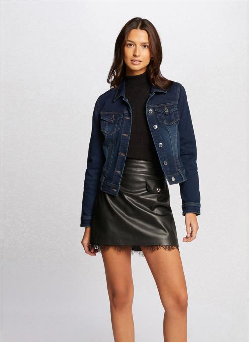 Morgan Vestes en jean 231-VPOMI femme bleu