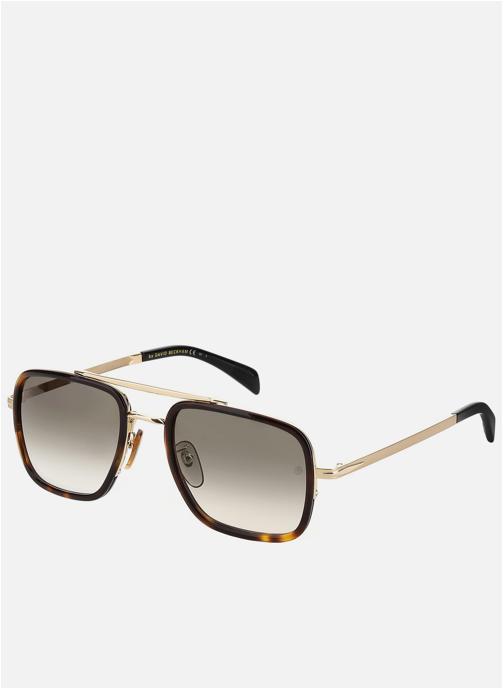 Lunettes De Soleil David Beckham DB 7068 Havana Bleu - Monture Acier Verres Bleus UV400