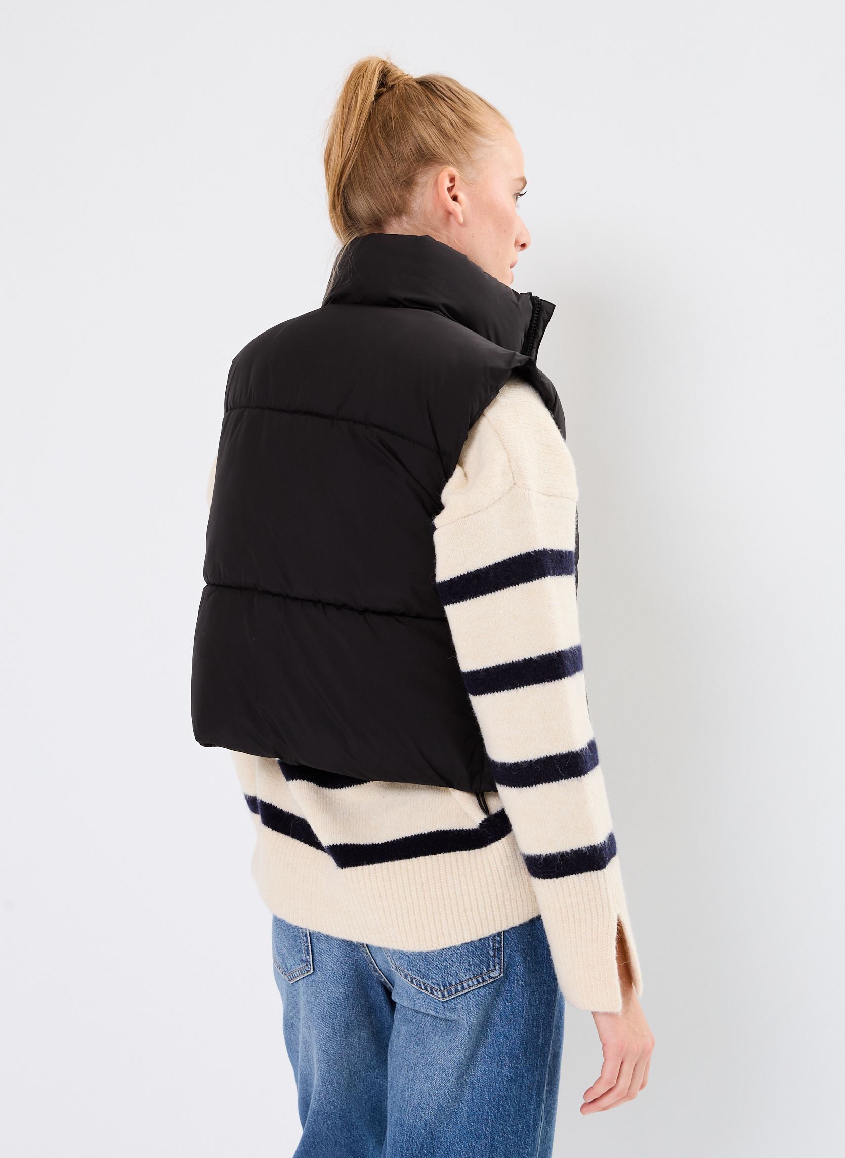 Doudounes sans manches GINNA femme noir MADE BY Doudounes sans manches GINNA femme noir JET BLACK